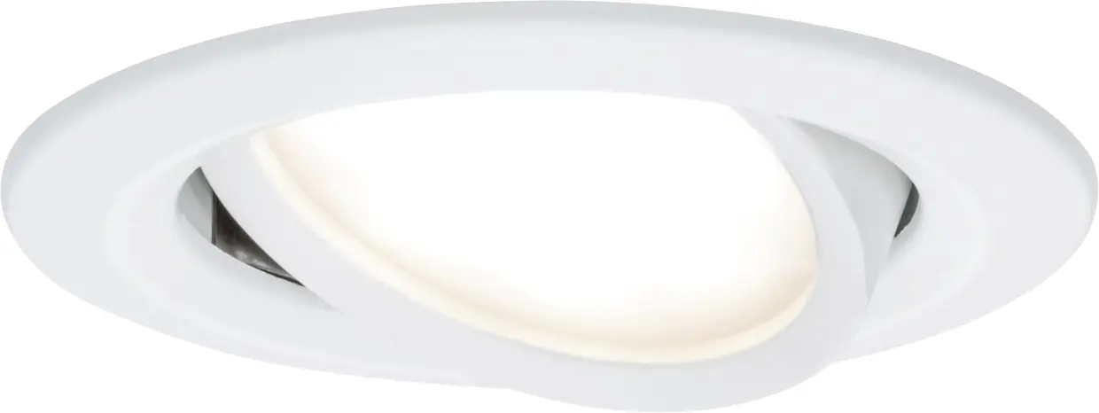 Paulmann LED Einbauleuchte Nova Plus 3er-Set weiß matt schwenkbar Ø 9,3 cm 