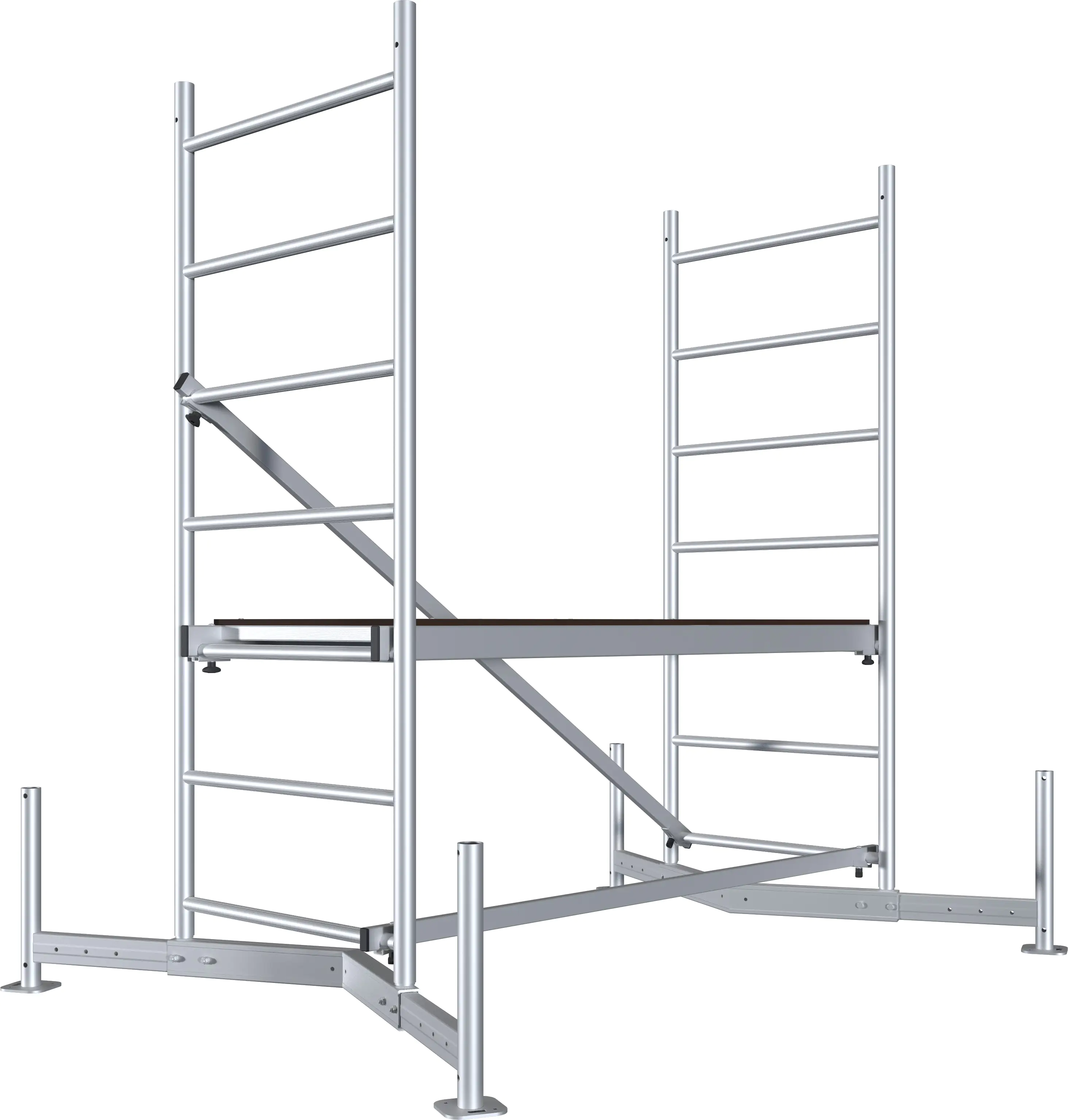 Krause Arbeits-Grundgerüst MONTO ClimTec Aluminium 3 m