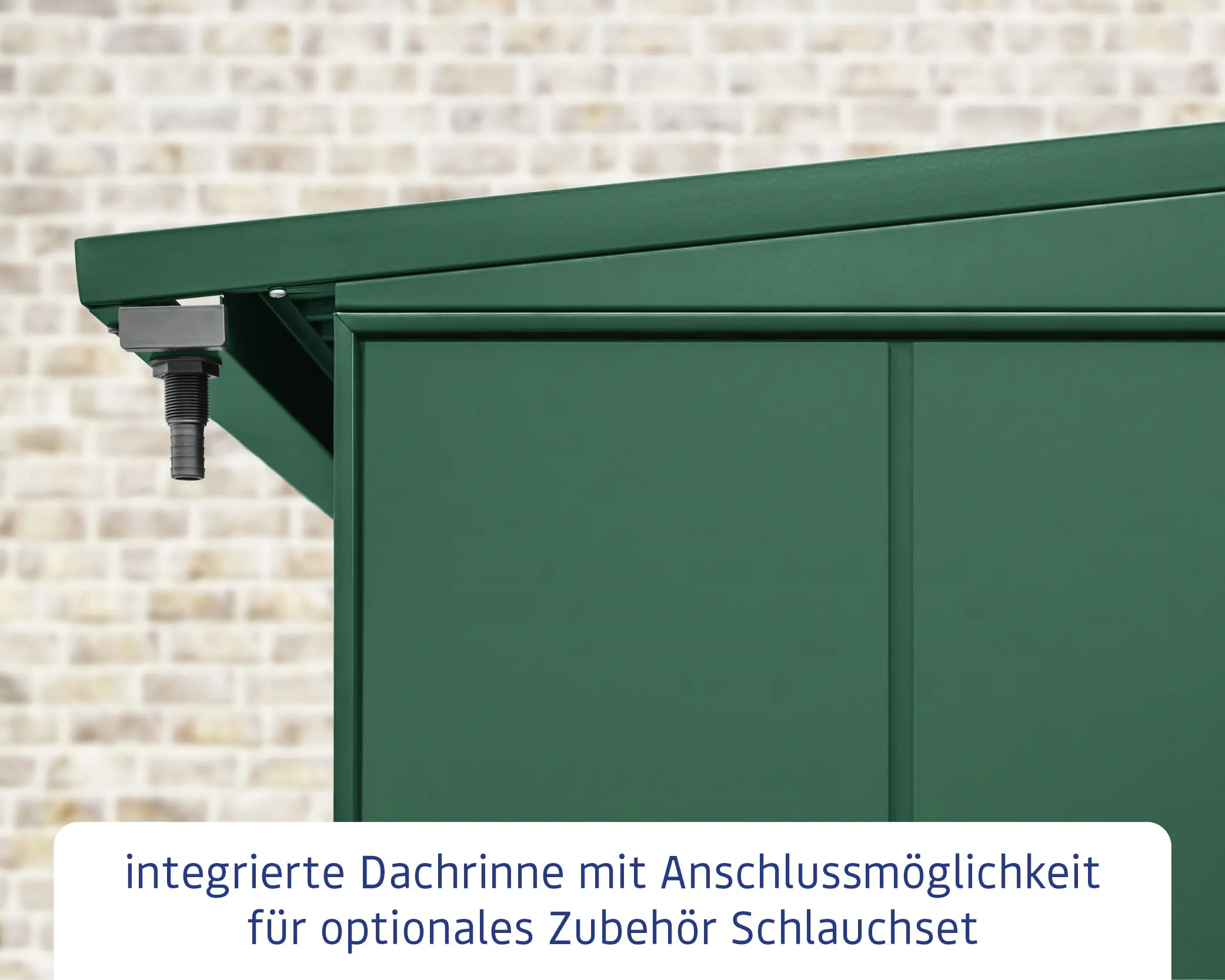Ecostar Kaminholzregal Elegant-V Typ 1, moosgrün, mit Verstrebung