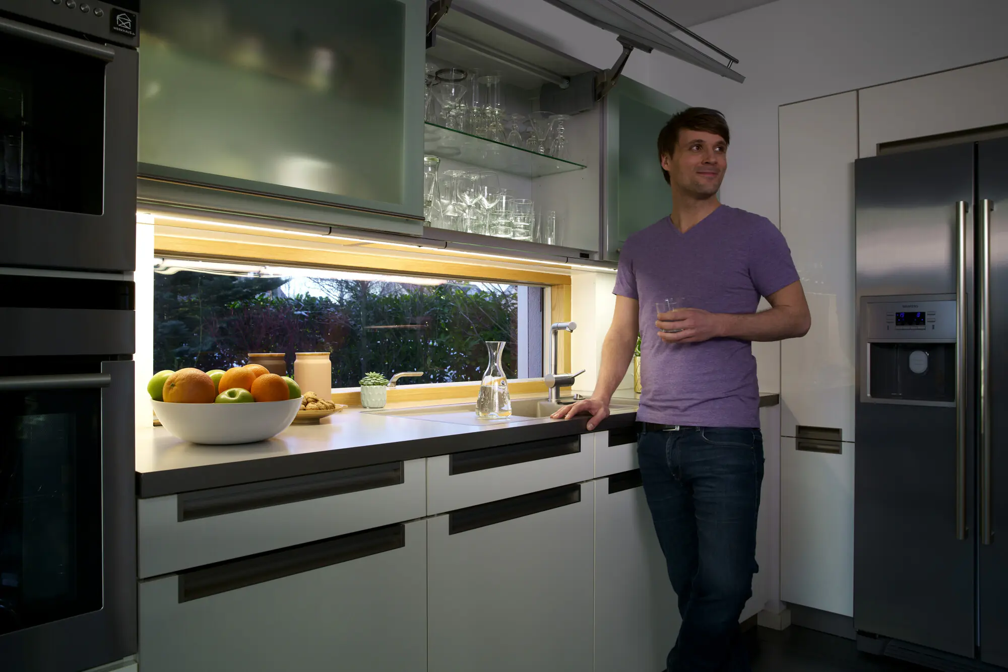Osram LED Unterbauleuchte Linear Flat Sensor 53 cm 12 W warmweiß