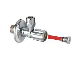 Cornat Eckventil mit Schmutzfang Messing verchromt, A 1/2" AG, B 3/8" IG-AG, C 10 mm