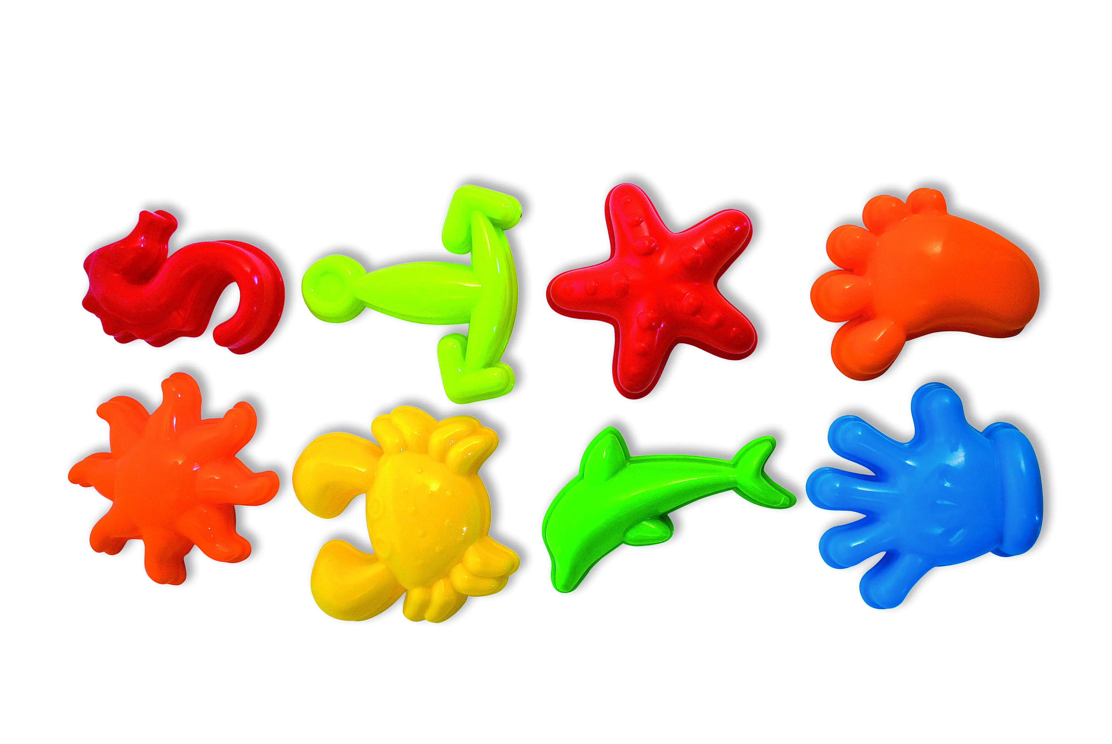 Adriatic Spielware Sandformen bunt
