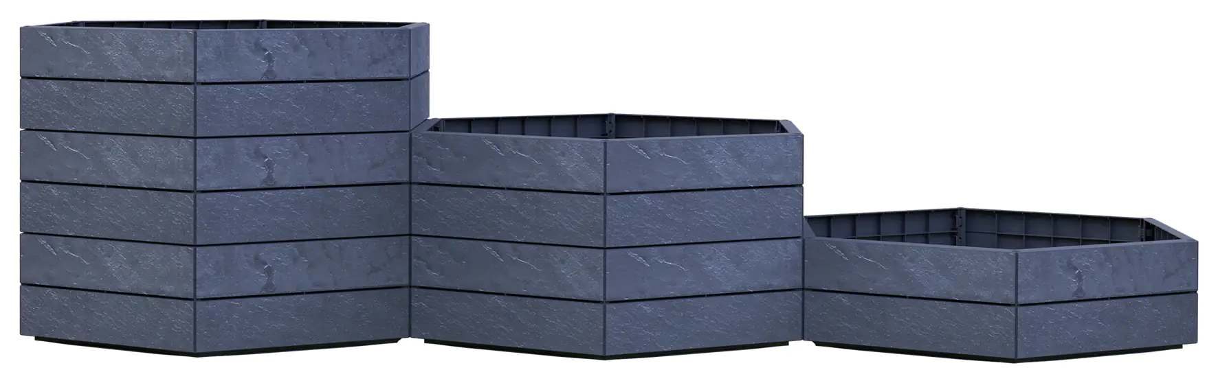 Garantia Hochbeet Ergo Vario 1, stone, Flora Wassersystem