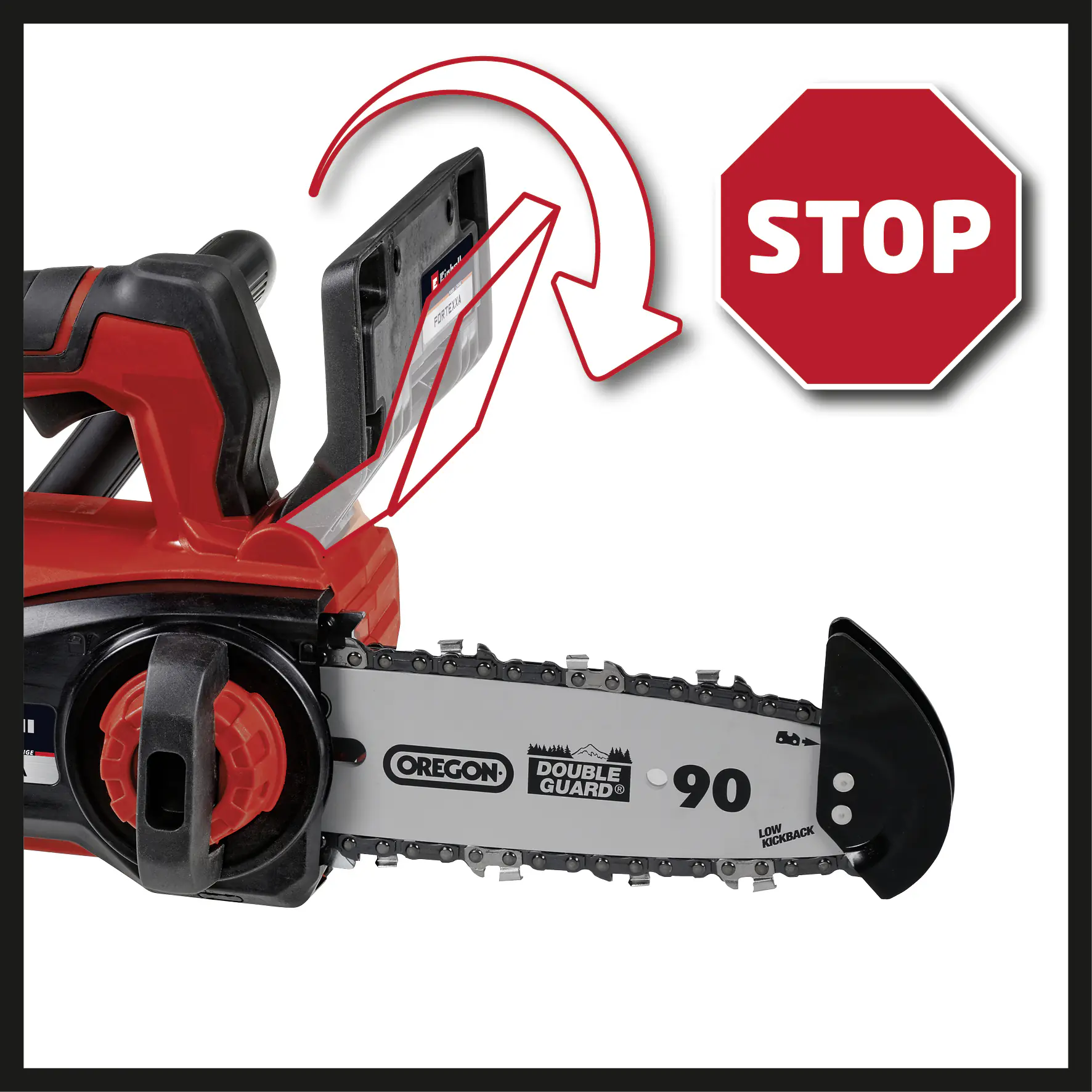 Einhell Akku Einhandkettensäge FORTEXXA 18/20 TH 20 cm Schwertlänge