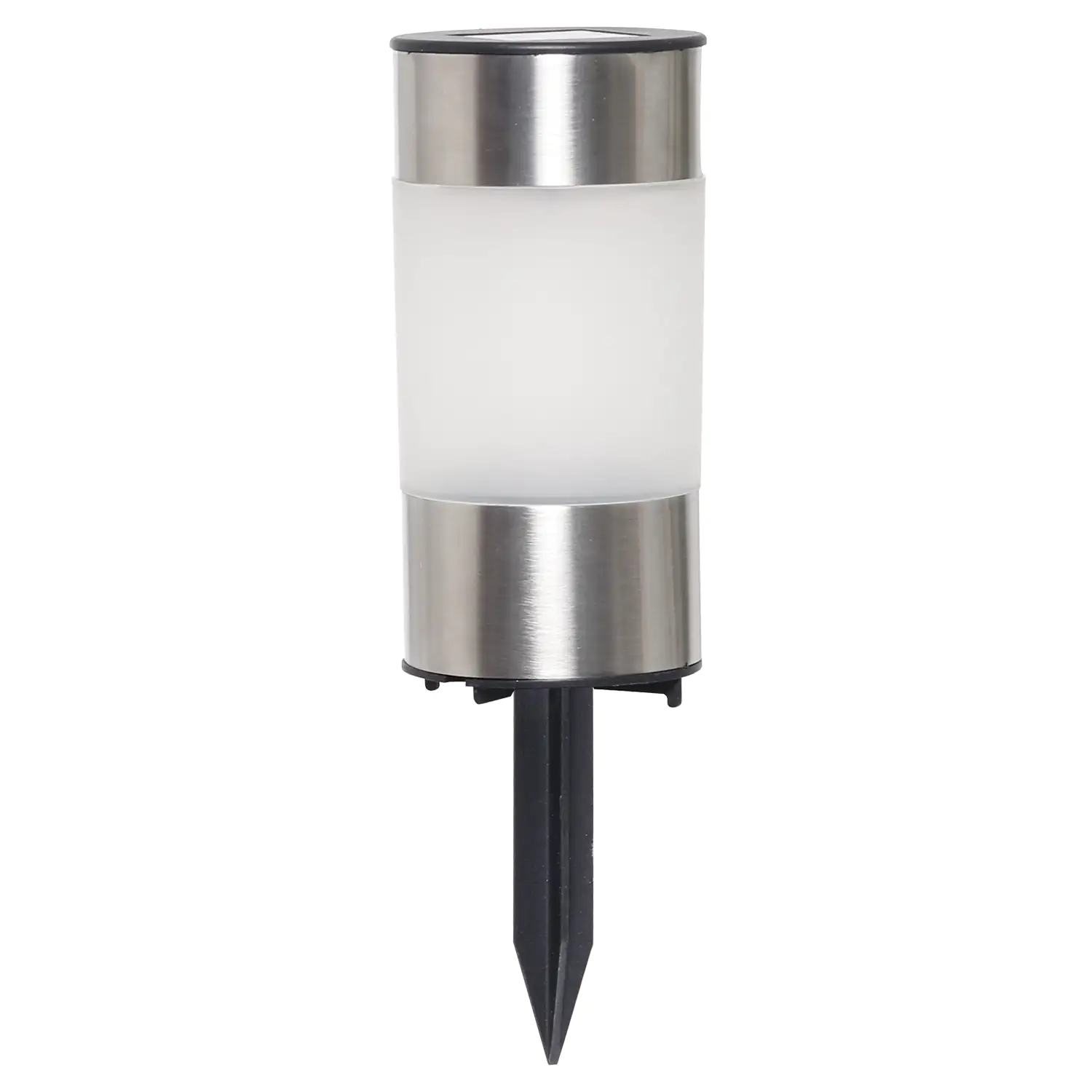 TrendLine LED Solarleuchte Edelstahl, ca. 21 cm hoch