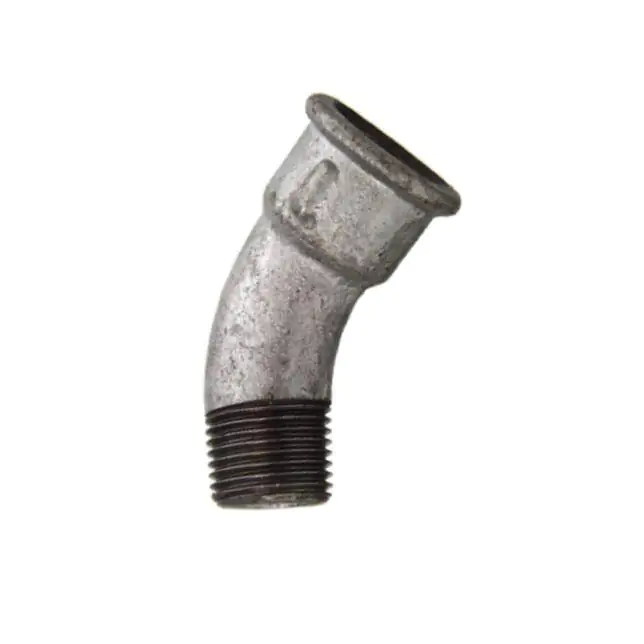 Cornat Temperguss-Bogen 45° 1/2 '' 1 Muffe verzinkt