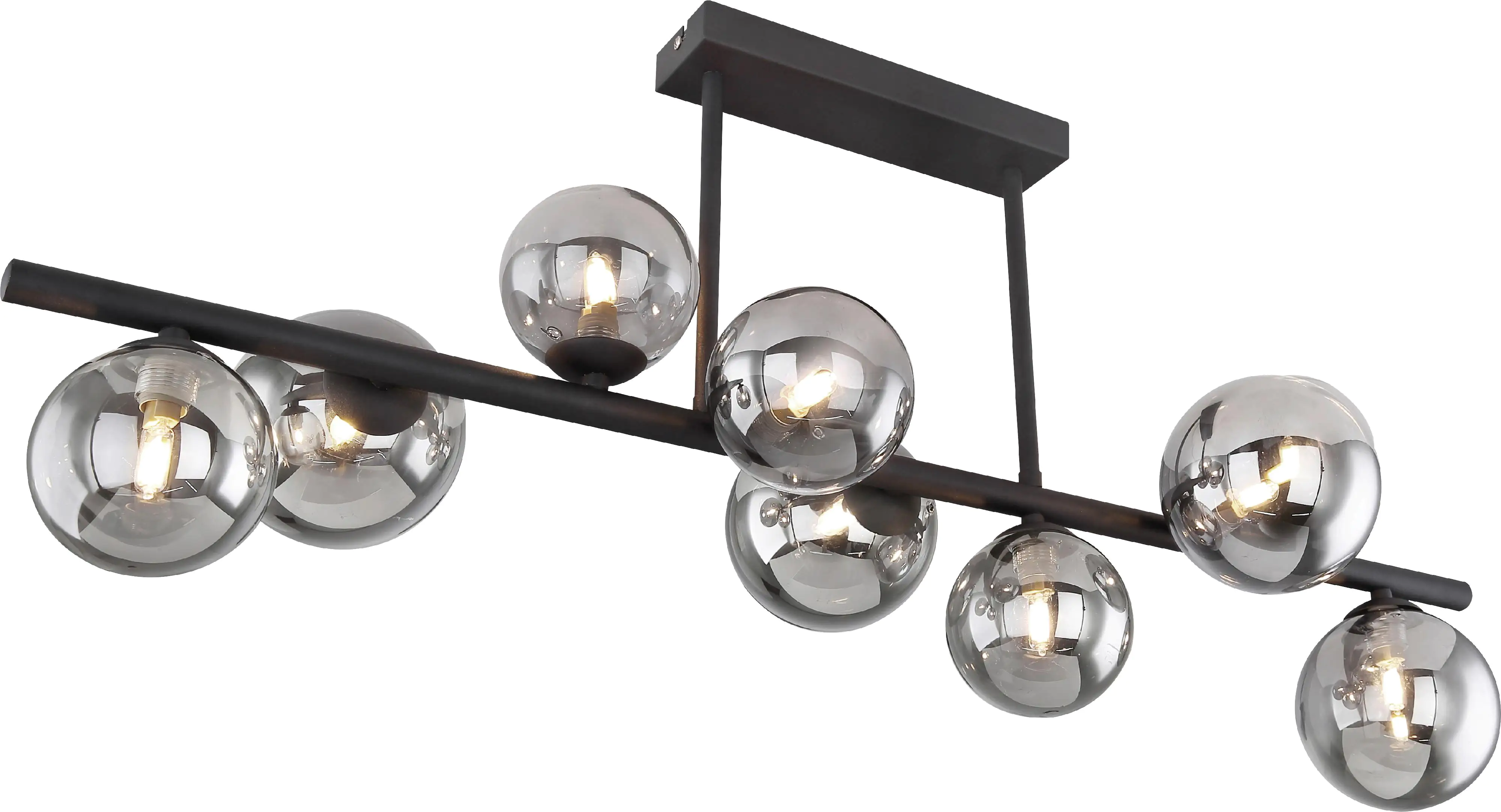 Globo Deckenleuchte Riha schwarz 87 x 30 cm 9 x G9 LED, 3 W