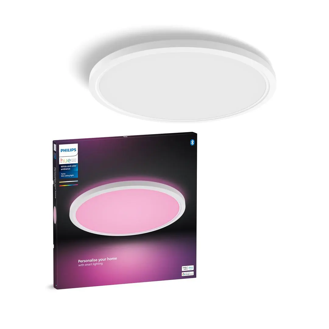 Philips Hue LED Deckenleuchte Tento rund weiß Ø 55 cm RGB