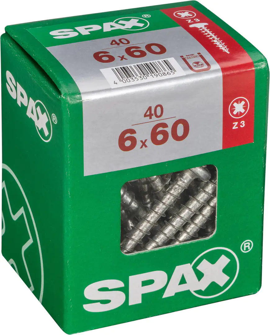 Spax Universalschrauben 6.0 x 60 mm TX 30 - 40 Stk.
