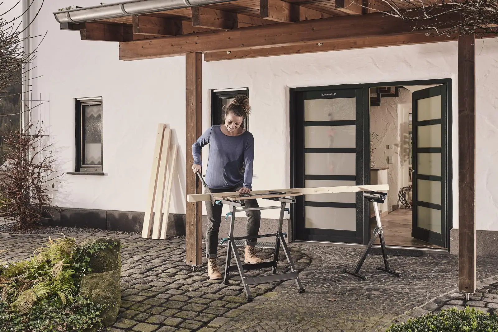 Wolfcraft Spanntisch MASTER 650 ERGO stufenlos höhenverstellbar