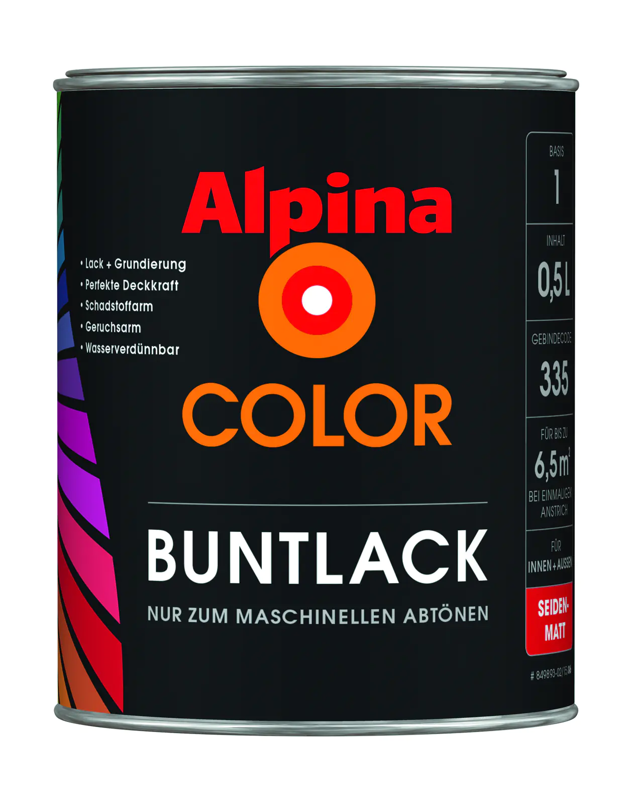 Alpina Color Buntlack seidenmatt - jetzt Farbton mischen 