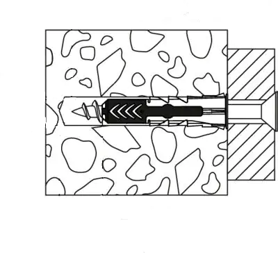 fischer Dübel DuoPower 8 x 40 mm - 10 Stück