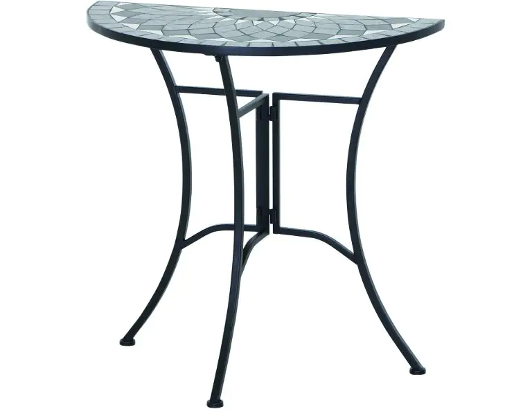 Siena Garden Como Tisch halbrund 70 cm