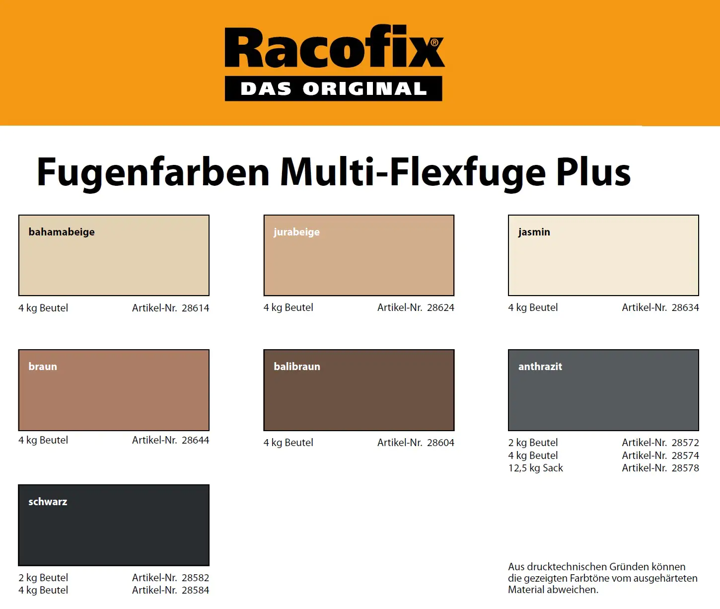 Racofix Multi Flexfuge PLUS 2 - 12 mm balibraun 4 kg