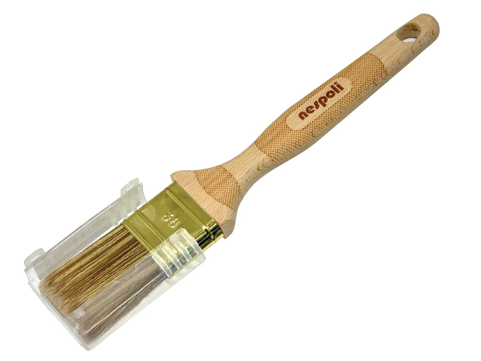 Nespoli FillPro Wood Flachpinsel Lasuren LaserTouch-Griff 8. Stärke, 38 mm