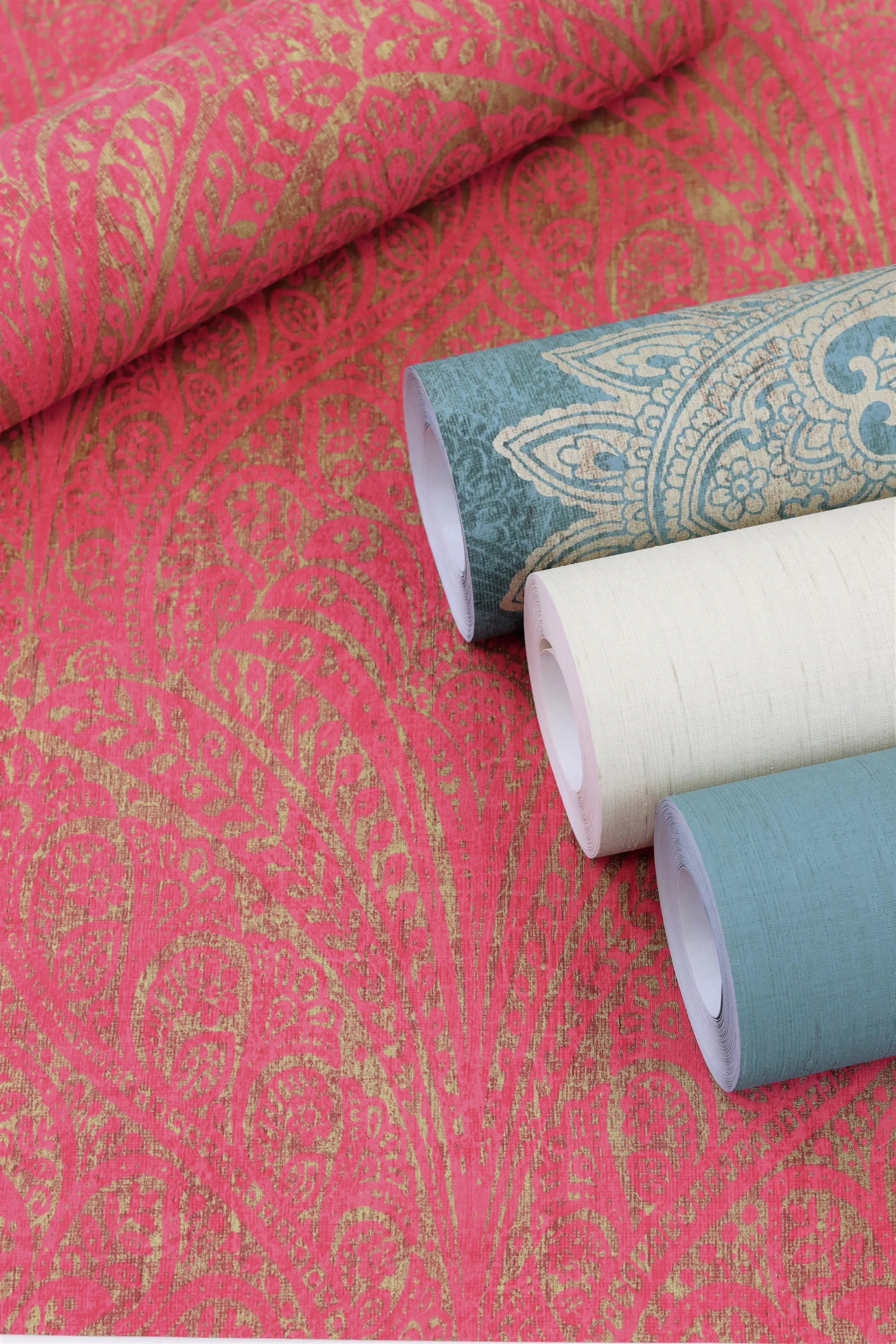 Rasch Vliestapete 746365 Pink-Dunkelpink Muster & Motive 10,05 m x 0,53 m