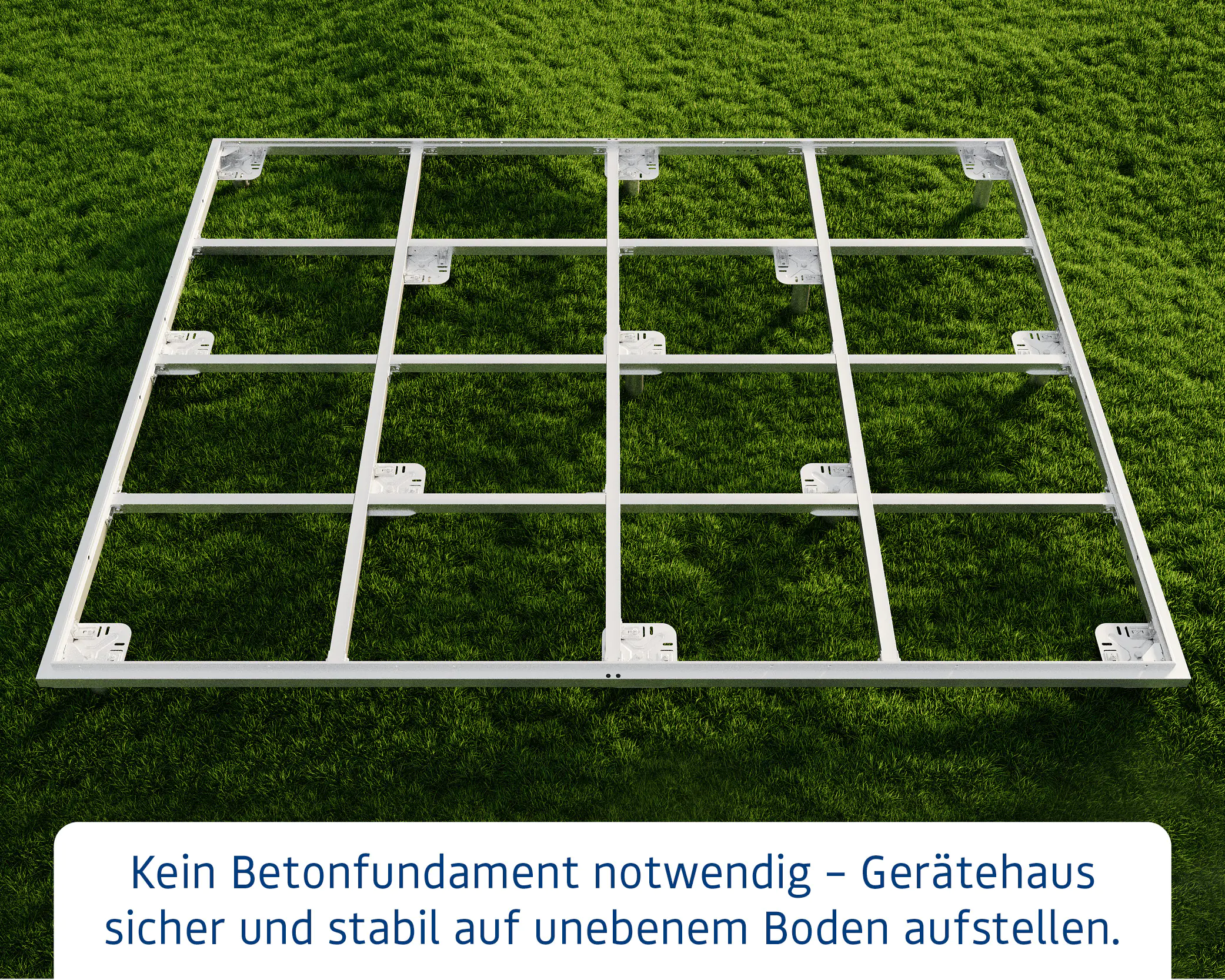 EcoStar Schraubfundament mit 13 Schrauben 