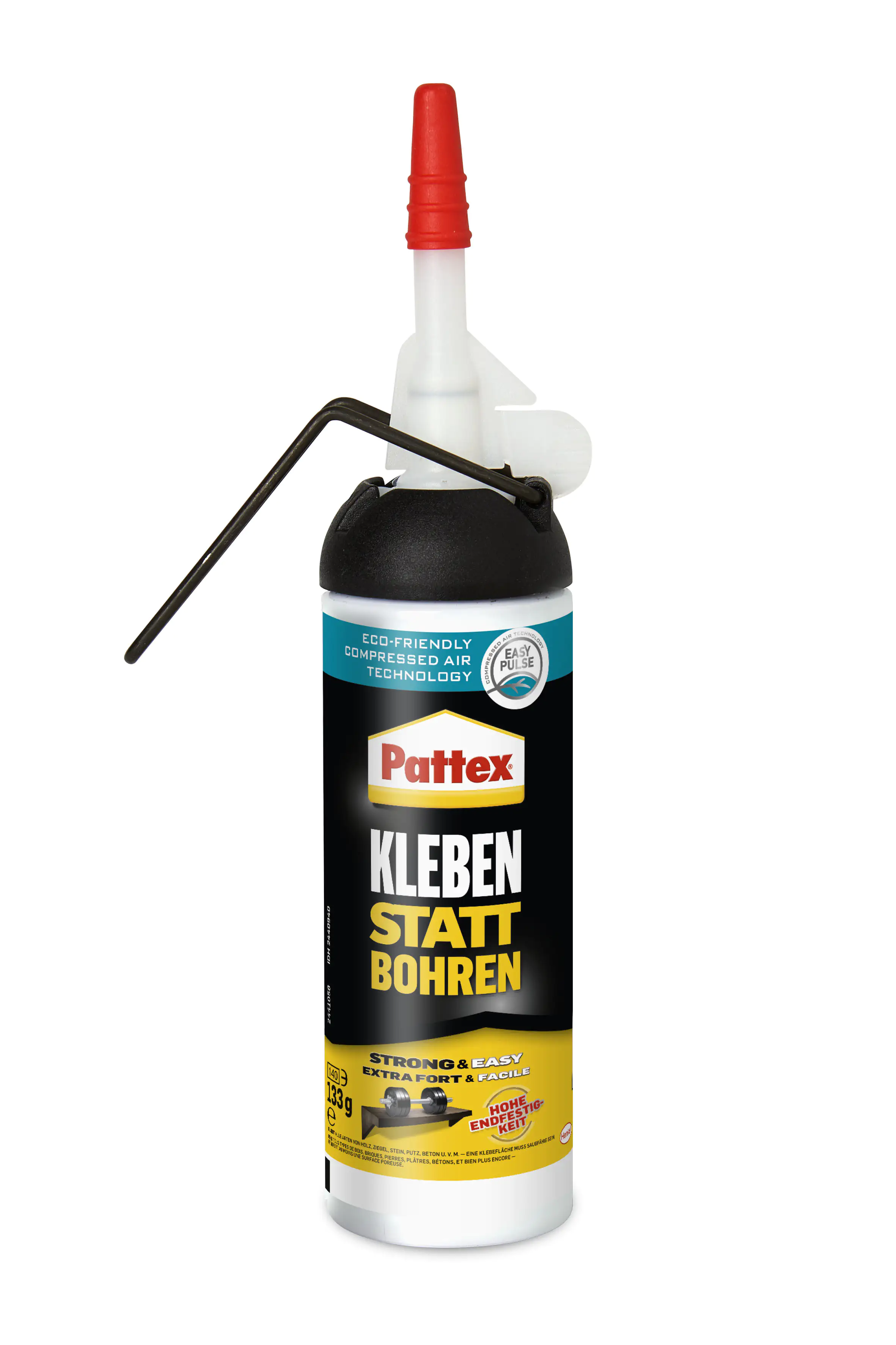Pattex Kleben statt Bohren Montagekleber 133 g Spender, weiß