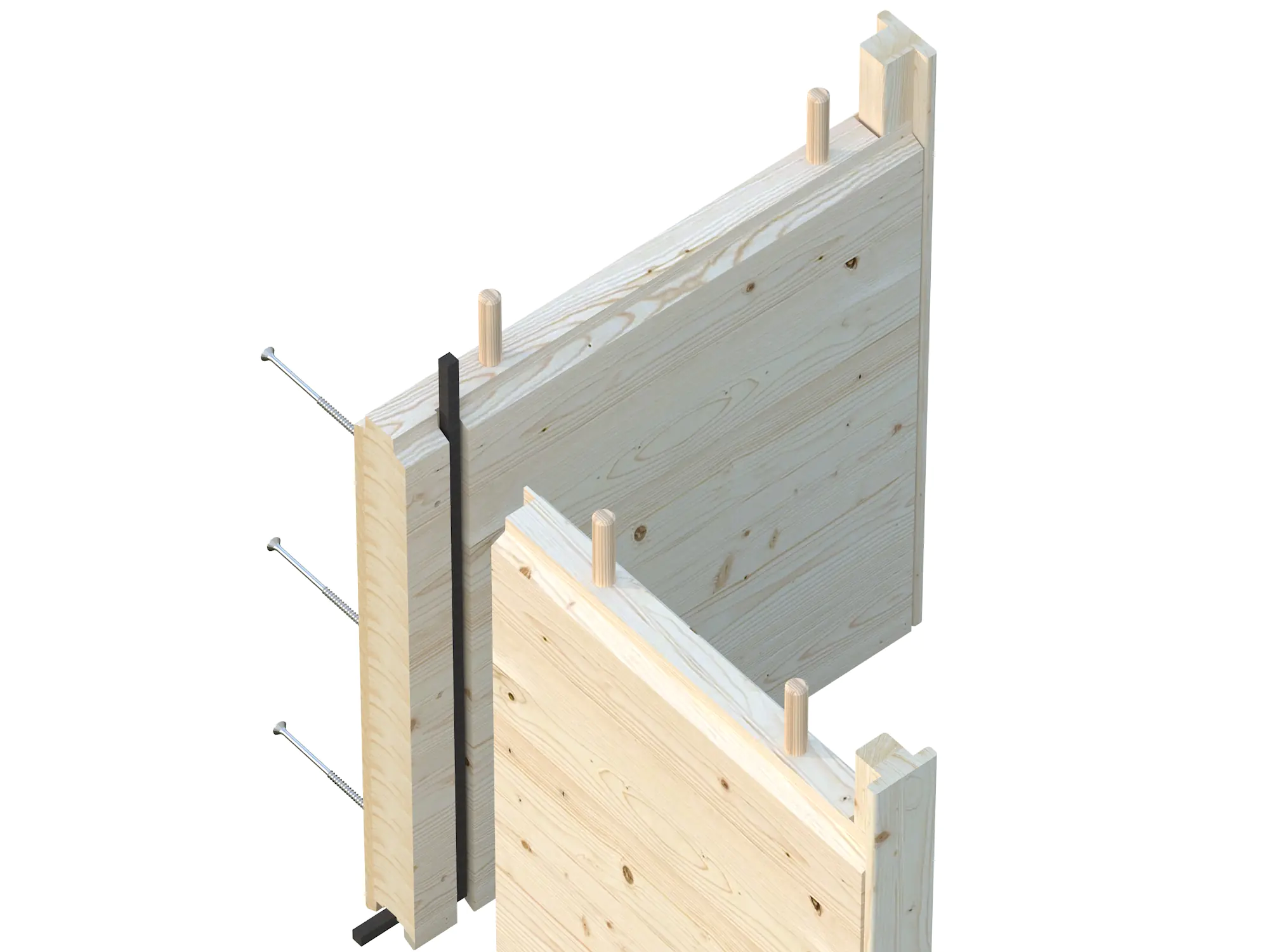 Palmako Gartenhaus Holz Grace 561 x 290 cm naturbelassen