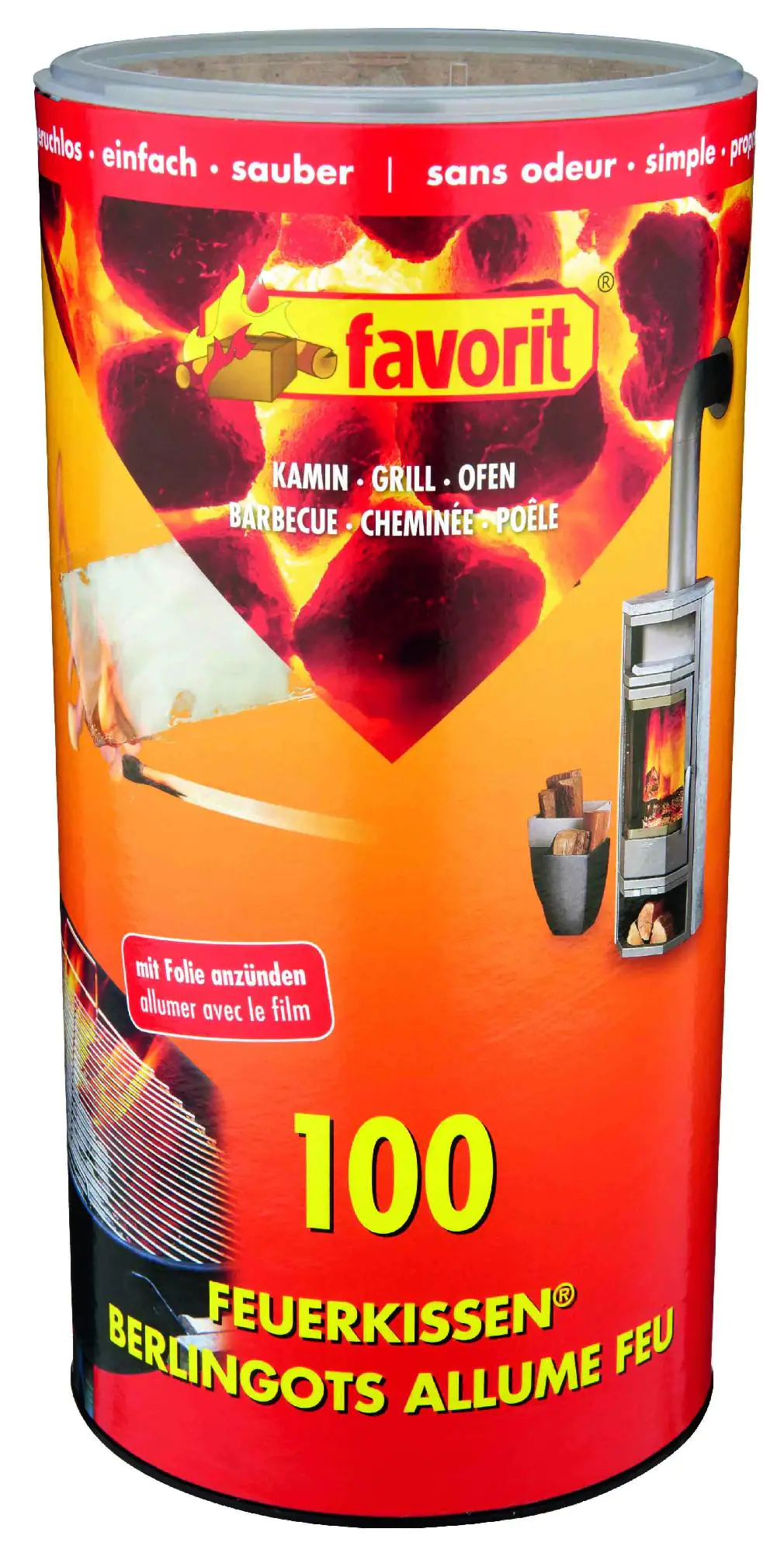 Favorit Feuerkissen in Vorratsdose 100 Stück