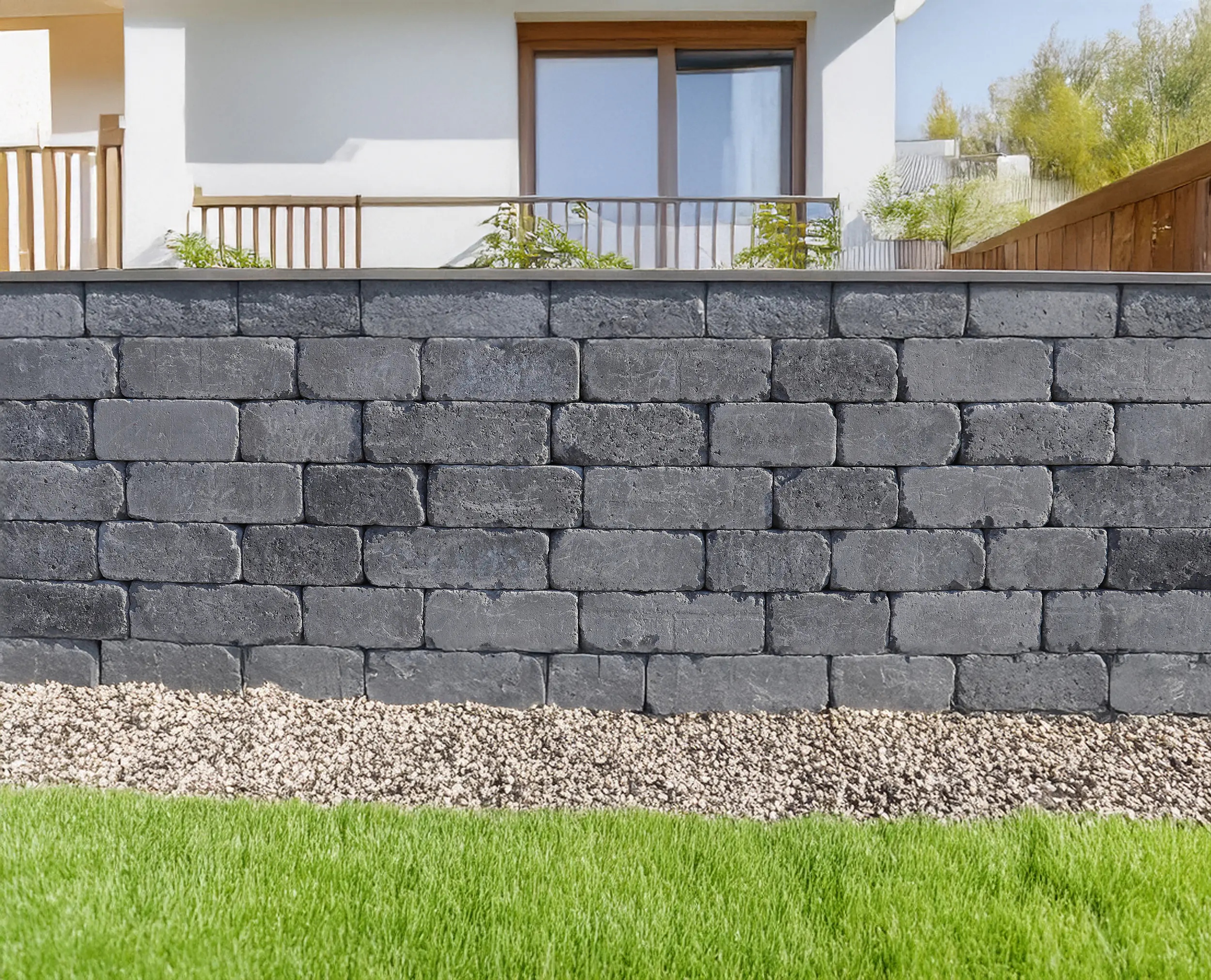 EHL Mauerstein Verona Antik 40 x 20 x 14 cm anthrazit 