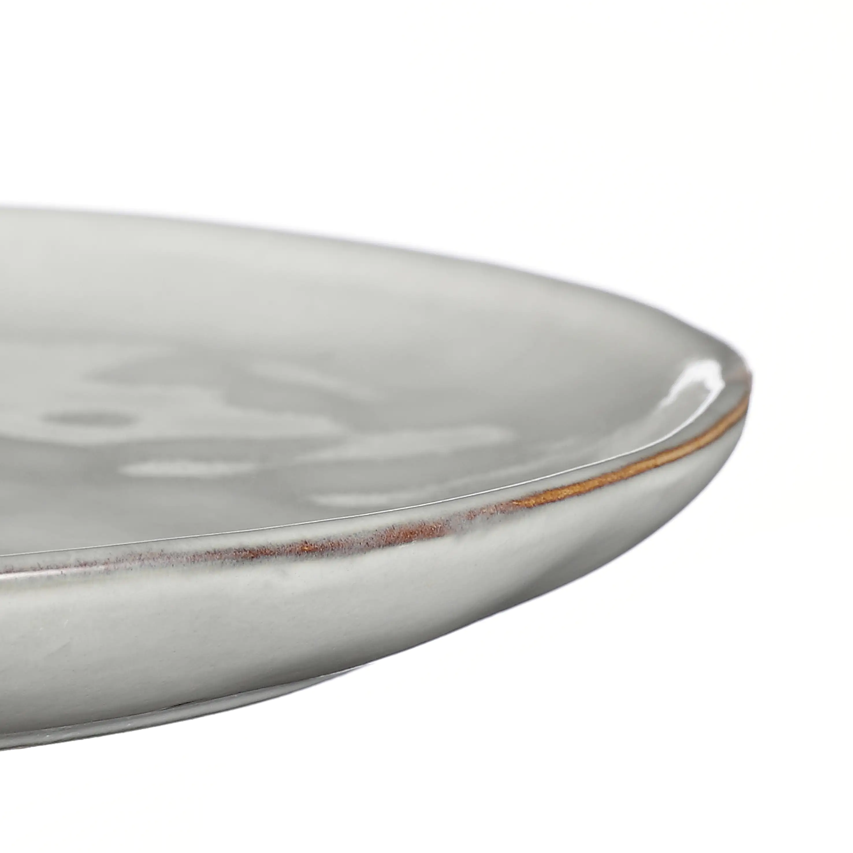 Mica Frühstücksteller Tabo grau, Ø 20,5 cm x 2 cm