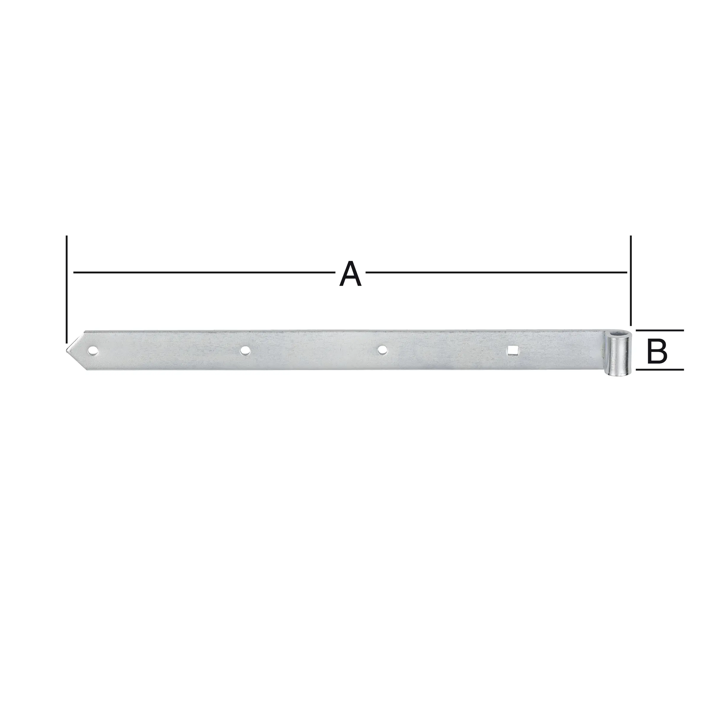 Vormann Ladenbänder leicht verzinkt 300 x 30 x 10 mm