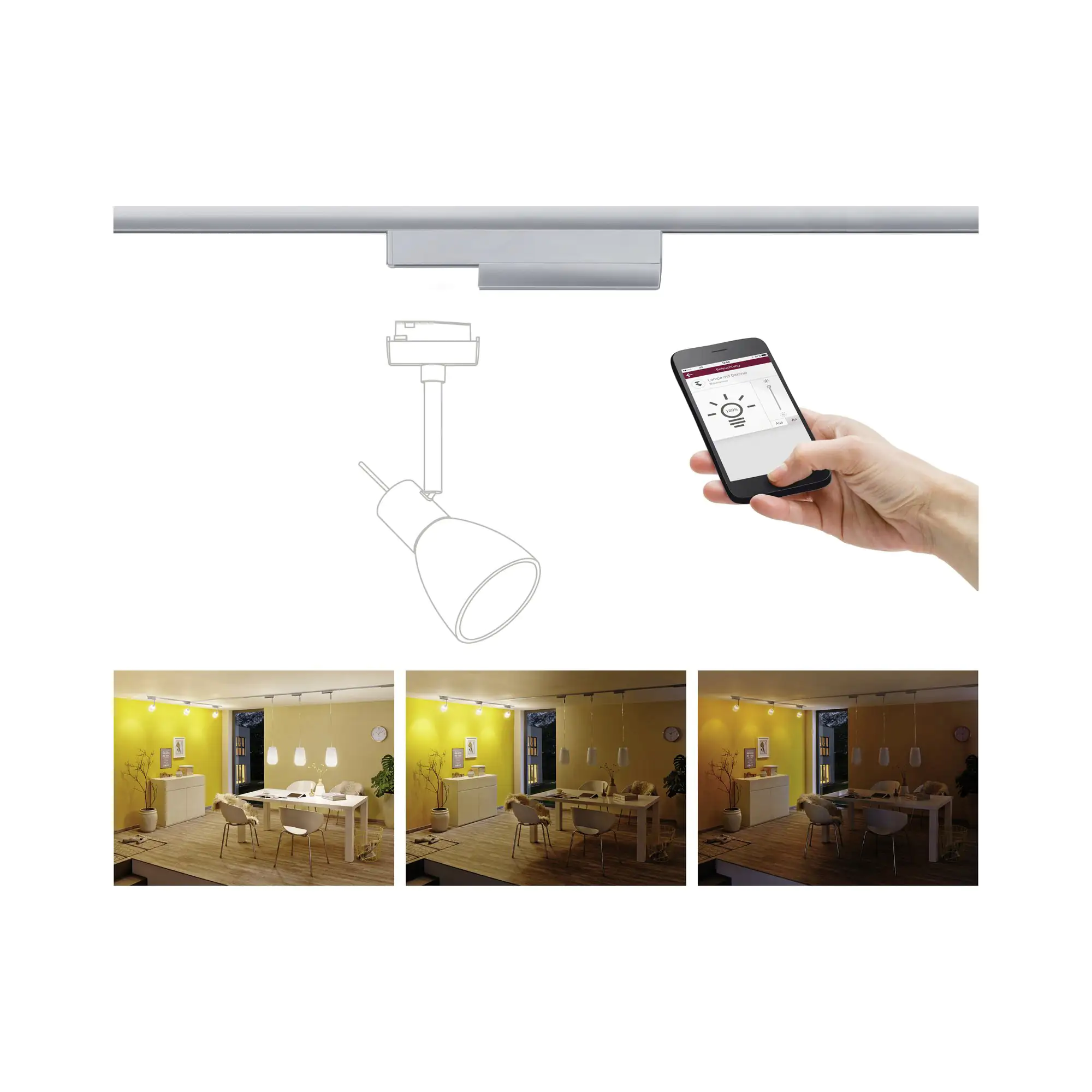 Paulmann URail Zigbee Spotadapter On/Off/Dimm