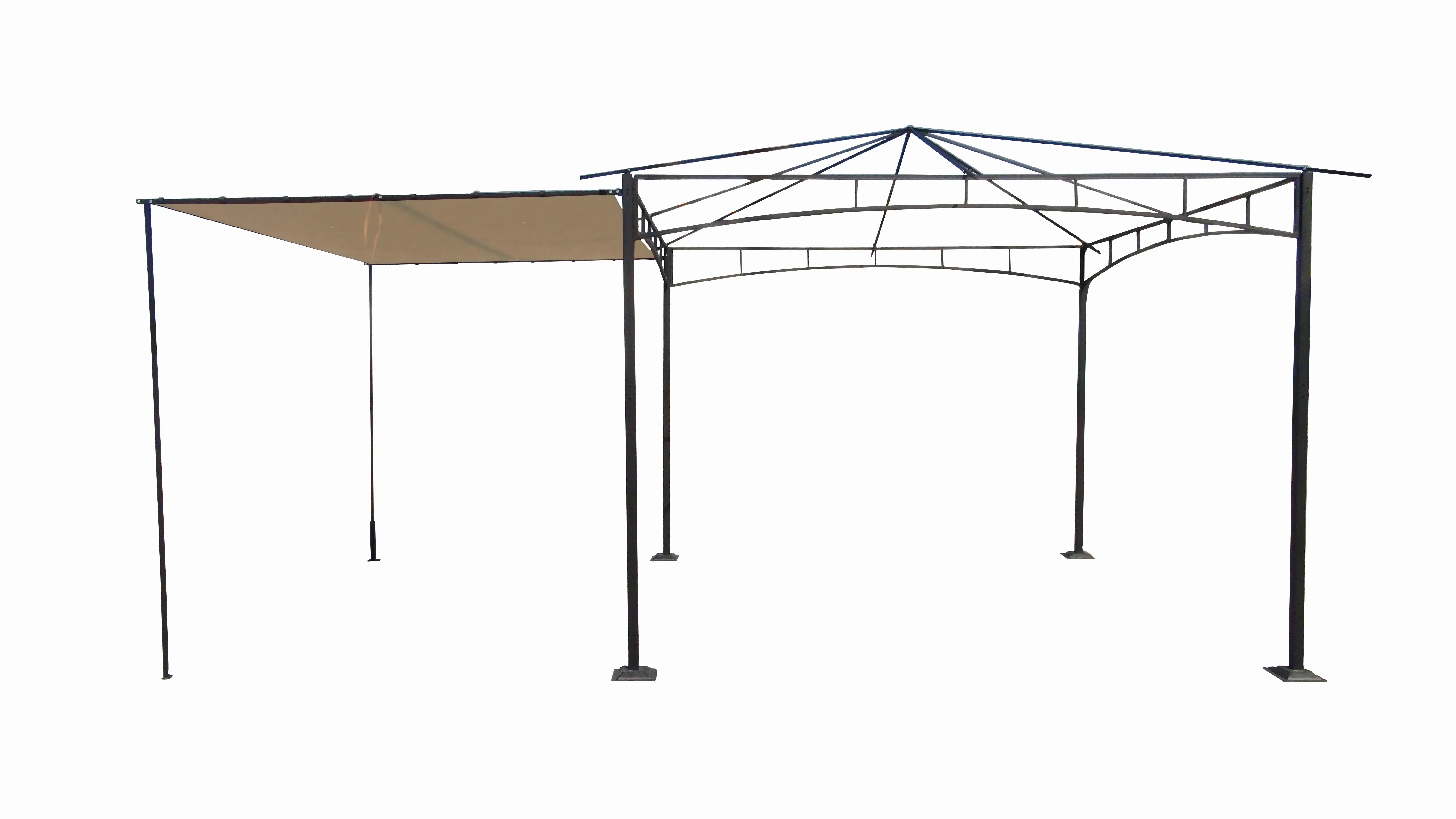TrendLine Seitenteil zu Pavillon Menorca 290 x 200 cm beige 1 Stück