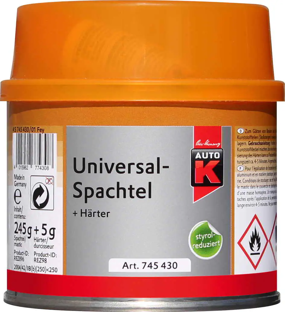 Auto-K Universalspachtel + Härter 250g