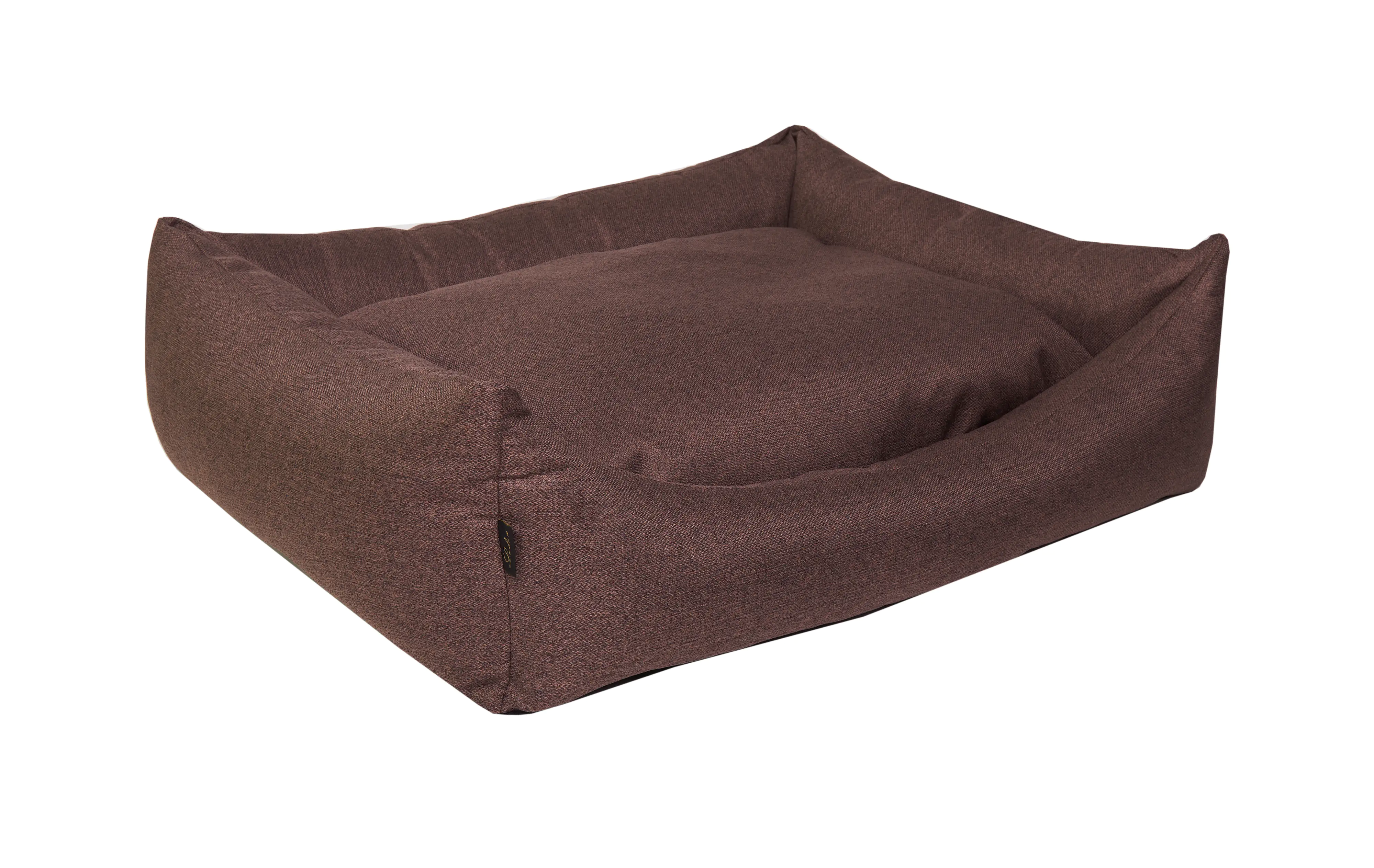 Lebon Hundebett Silver 100 x 75 cm brown