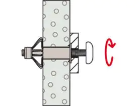 Fischer Hohlraumdübel aus Metall 5.0 x 37 mm - 4 Stück