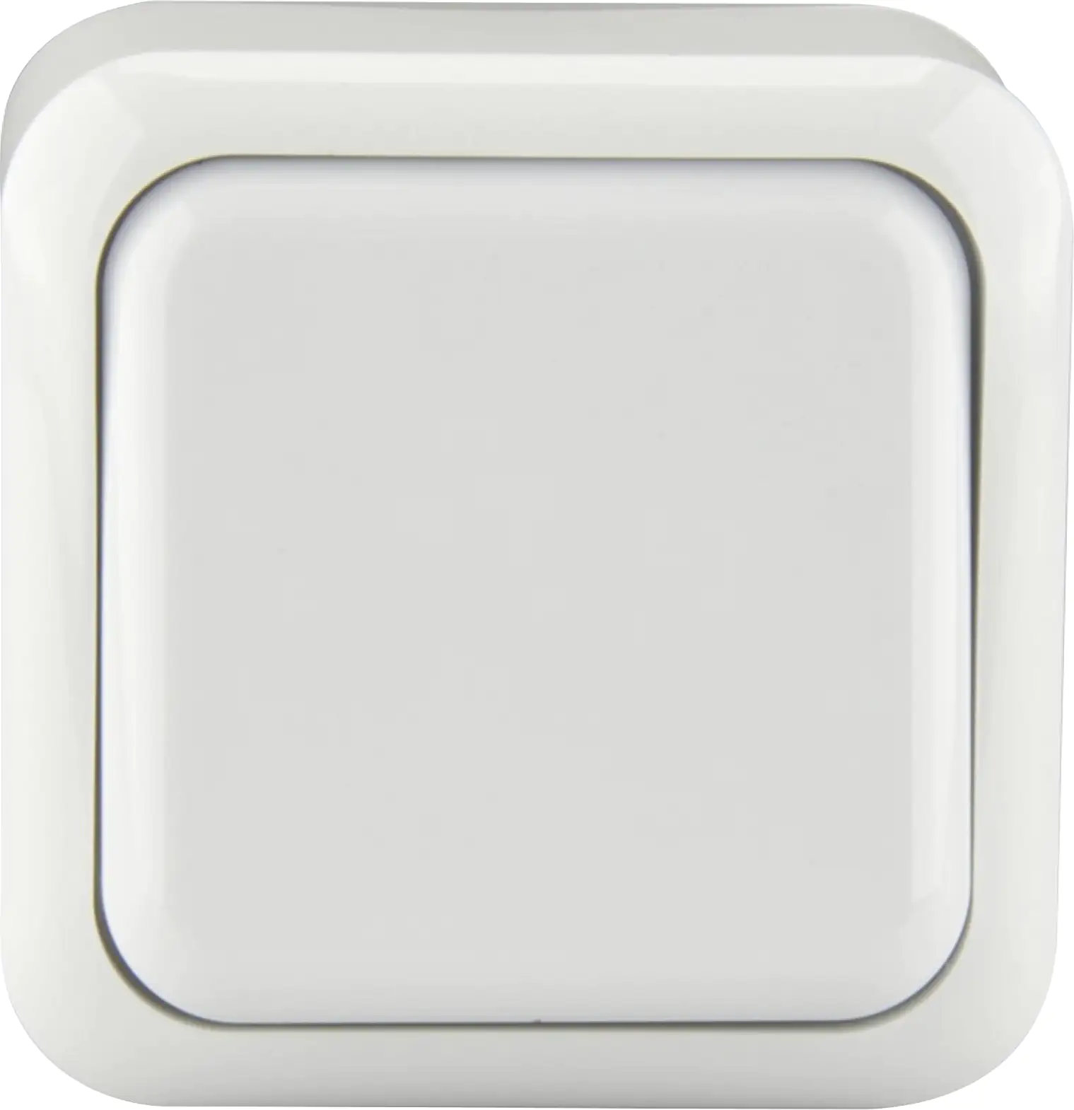Unitec Aus-Wechselschalter Aufputz weiß, Serie Standard