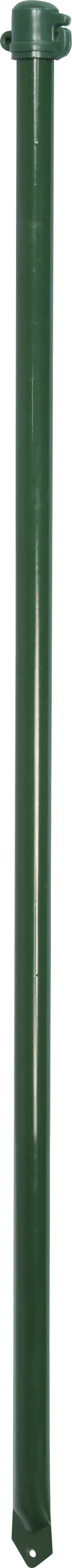 Floraworld Gartenstab Metall 150 x 2,4 cm moosgrün