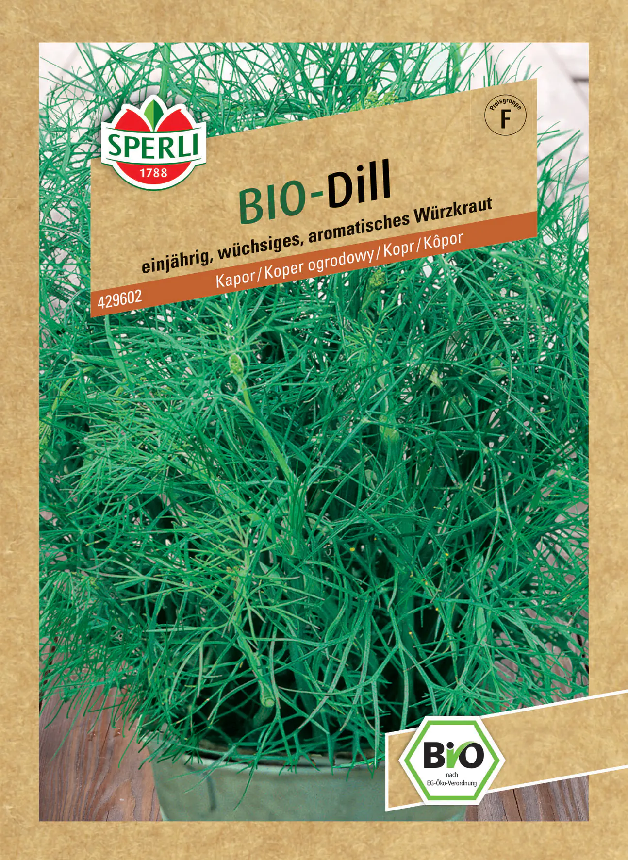 Sperli BIO Dill