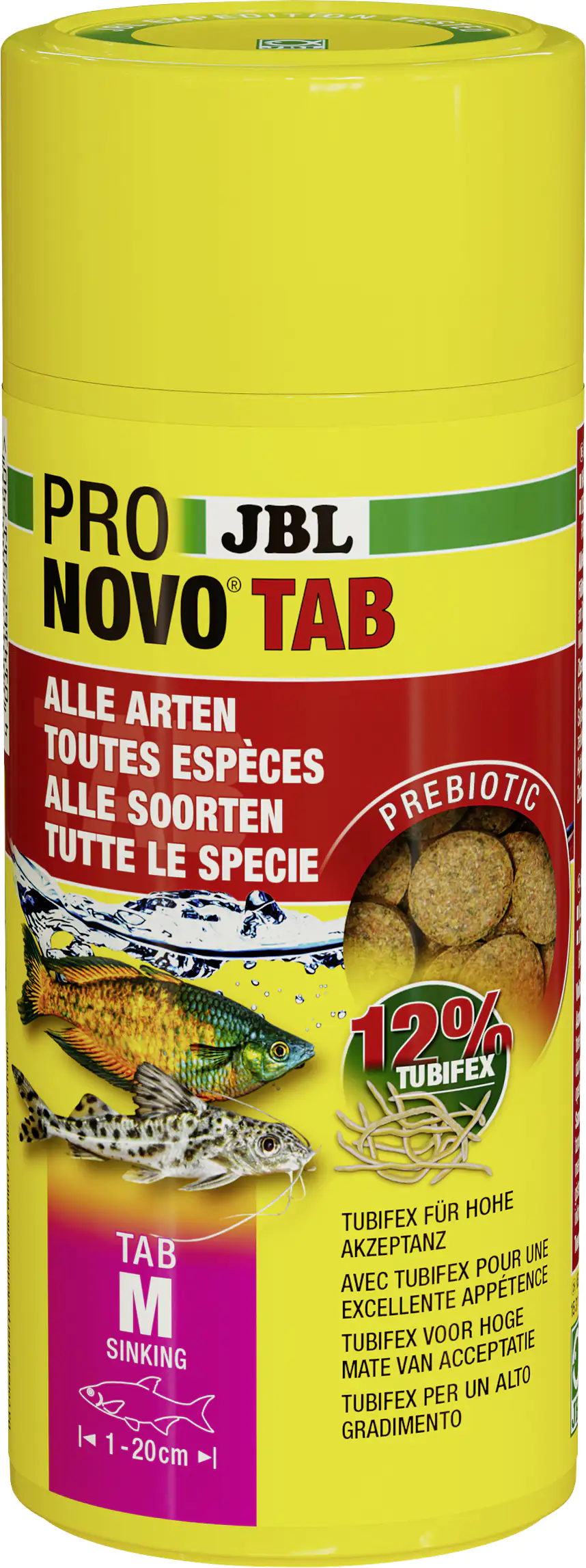 JBL Fischfutter Pronovo Tab M Fischfuttertabletten 250 ml