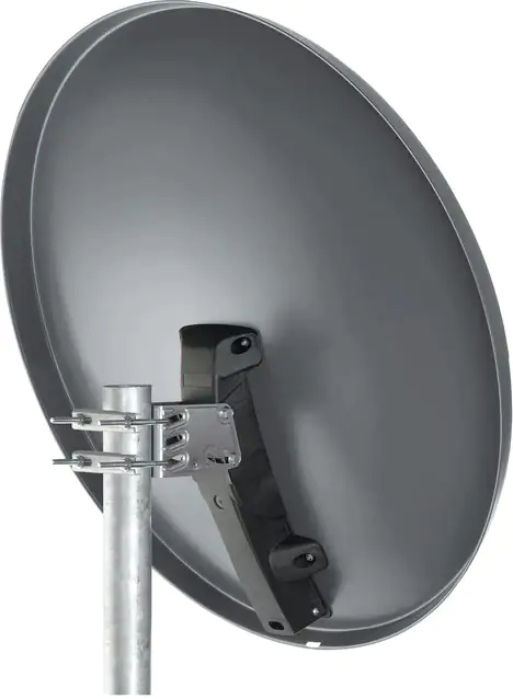 Schwaiger SAT Spiegel Aluminium 75 cm anthrazit