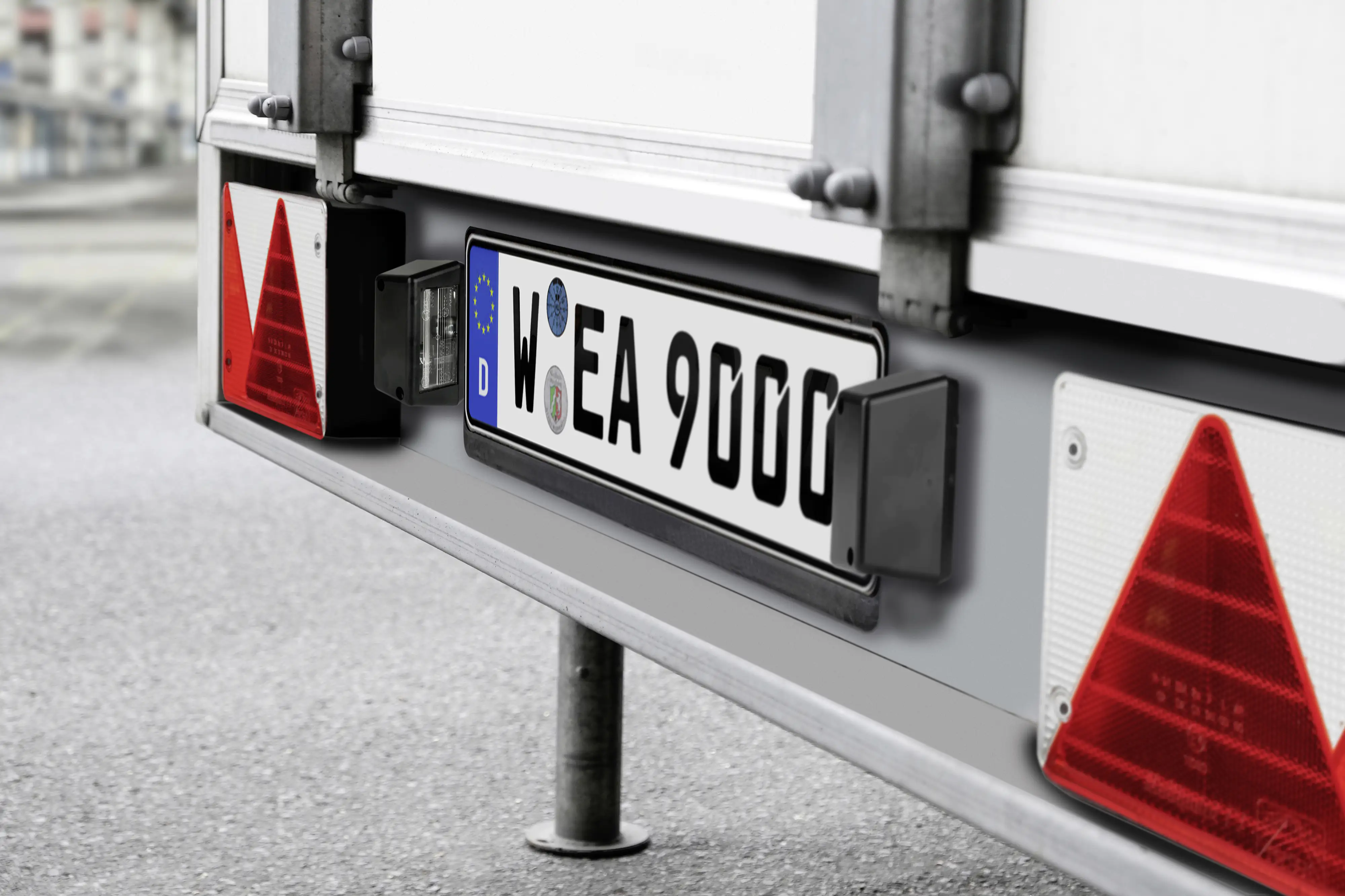 LAS Kennzeichenbeleuchtung 96x53mm für Anhänger