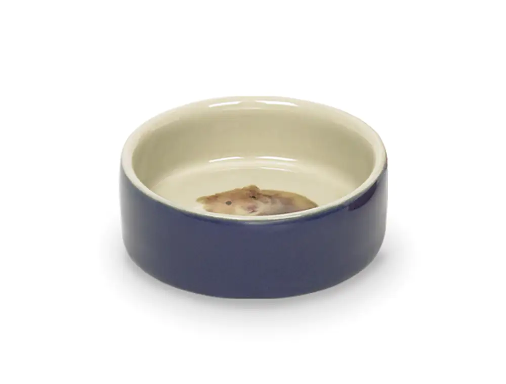 Nobby Keramikschale Hamster blau Ø 7,5 cm