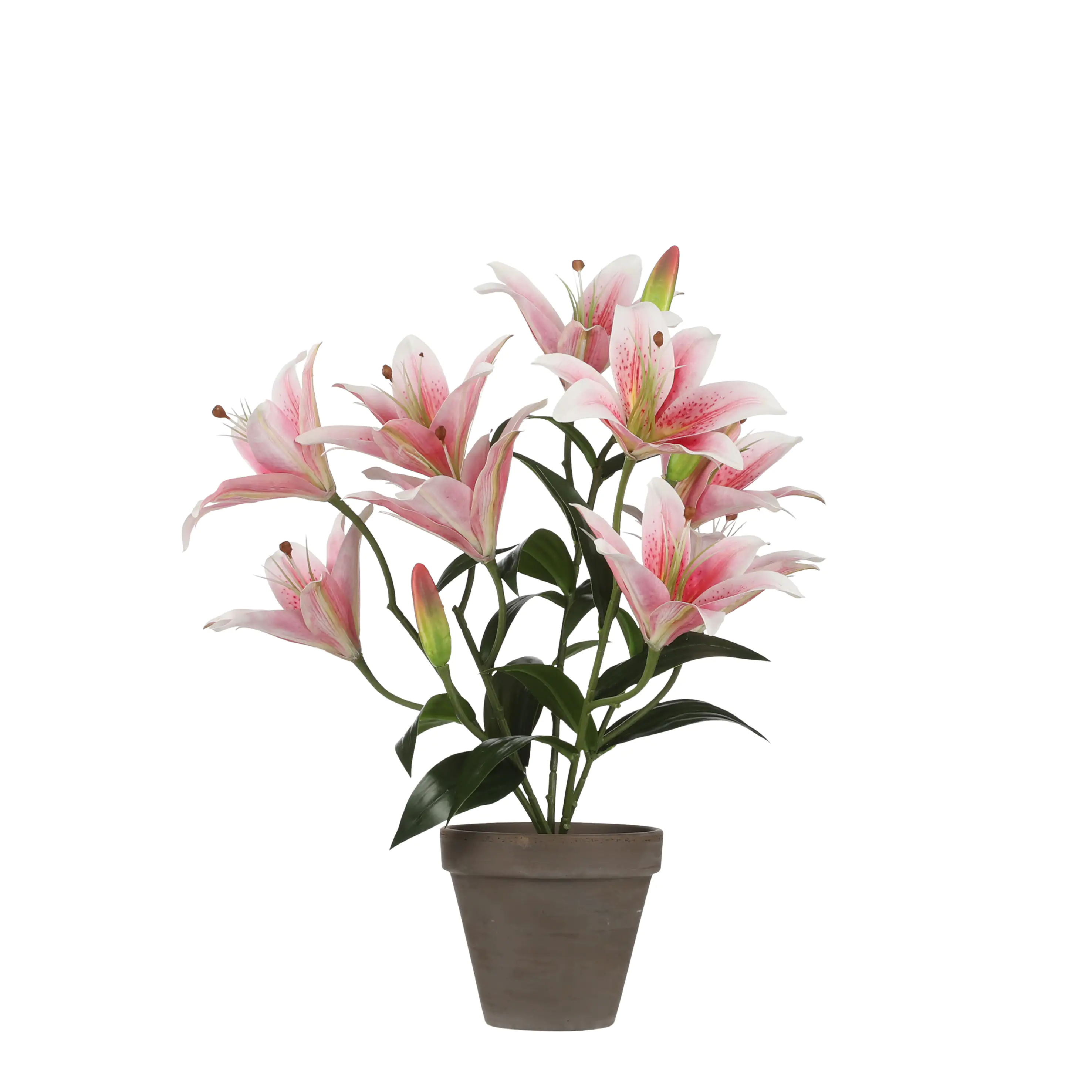 Mica Kunstpflanze Tigerlilie rosa, 47 x 45 cm