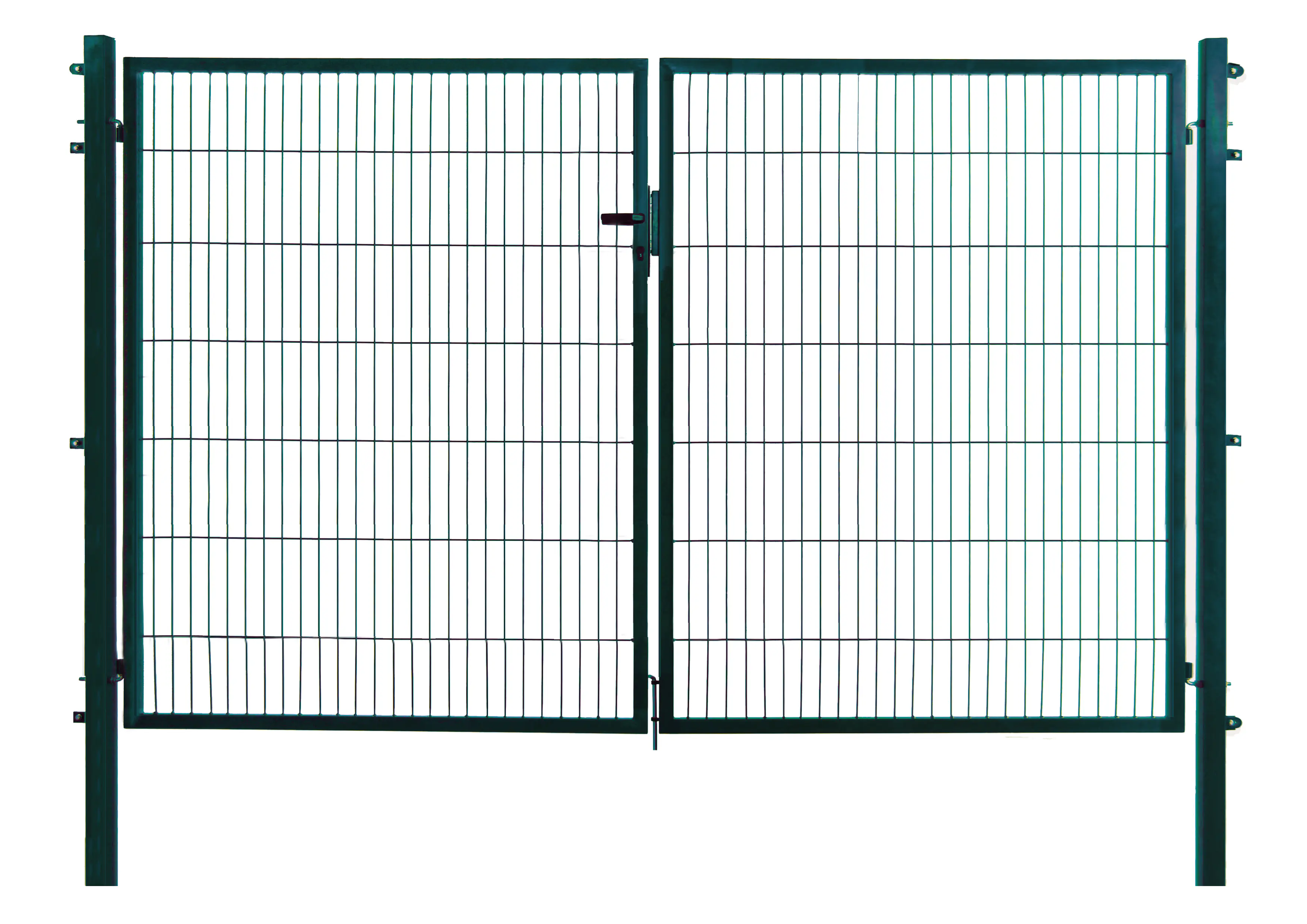 Floraworld Gartentor doppelflügelig Comfort 300 x 140 cm moosgrün