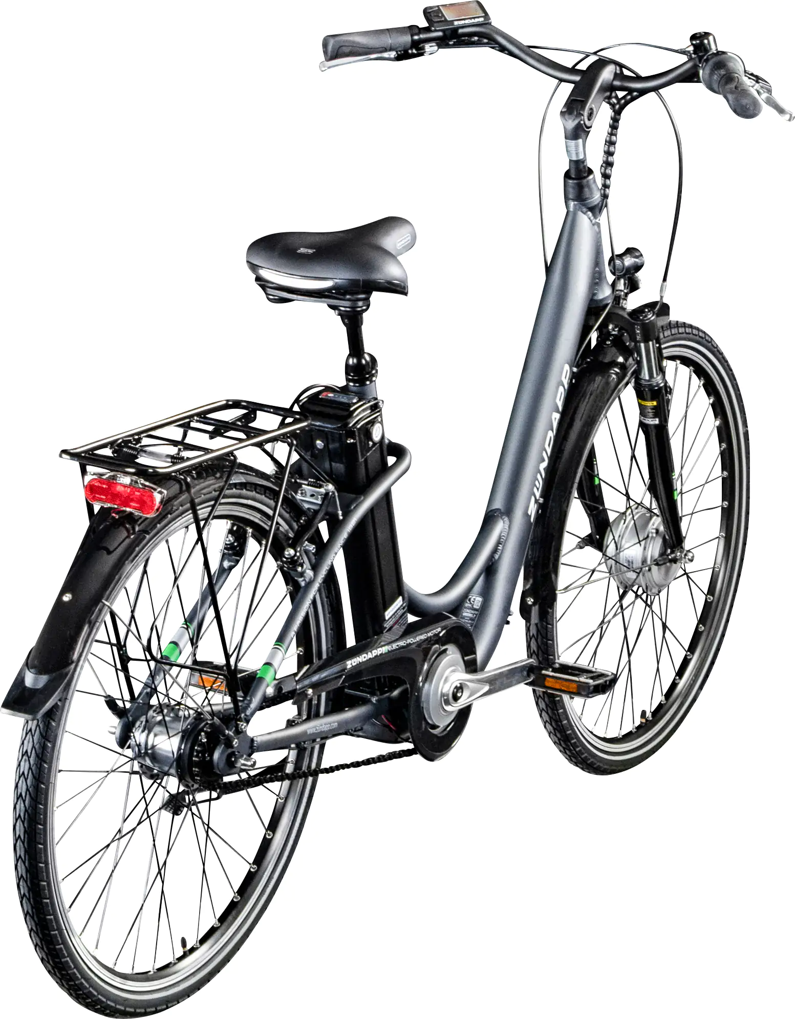 Zündapp E-Bike City Green 3.7 26 Zoll 7-Gang 536 Wh grau