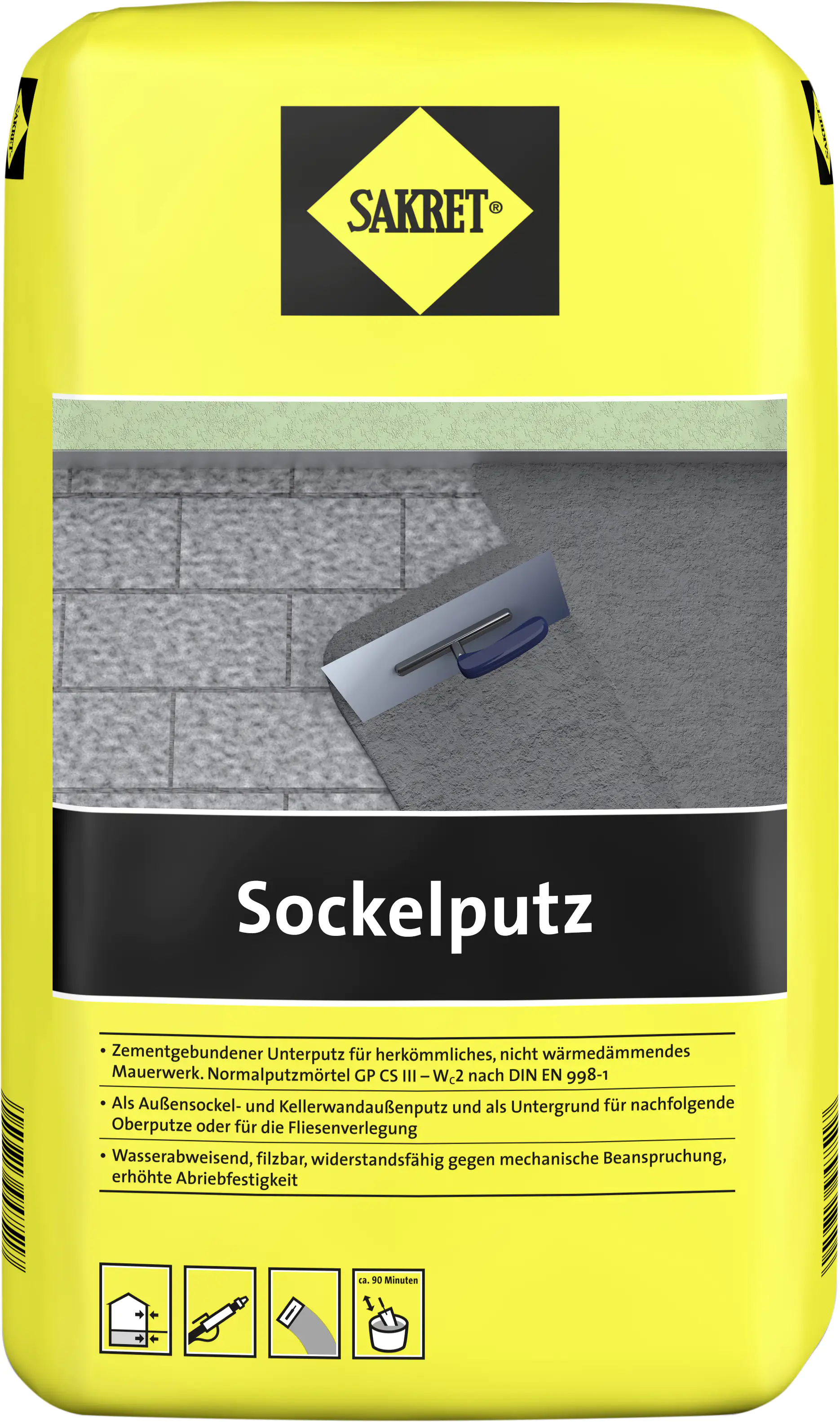 SAKRET Sockelputz 10 kg Sack