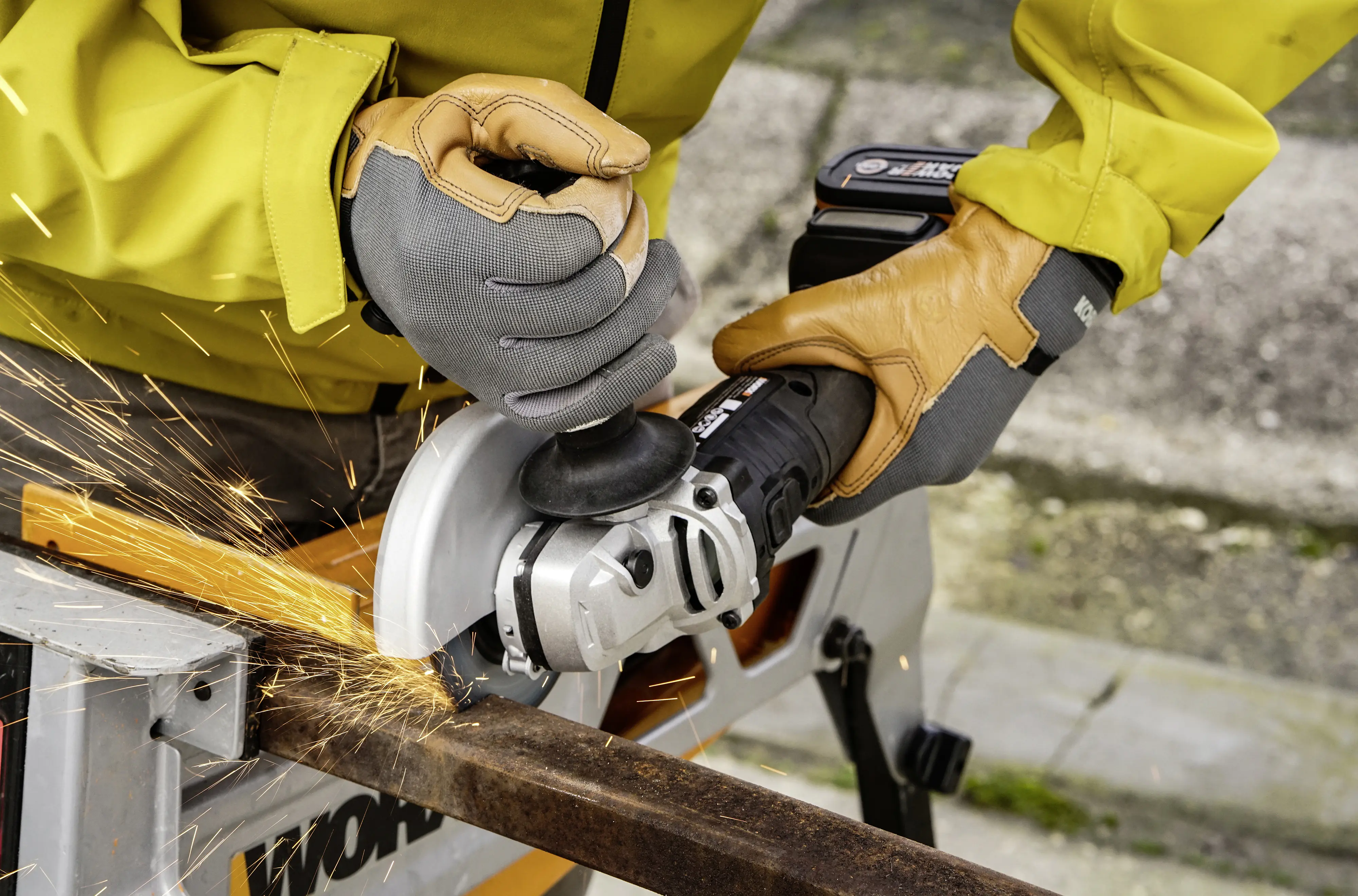 Worx Nitro Akku-Winkelschleifer WX814.9 20 V Solo