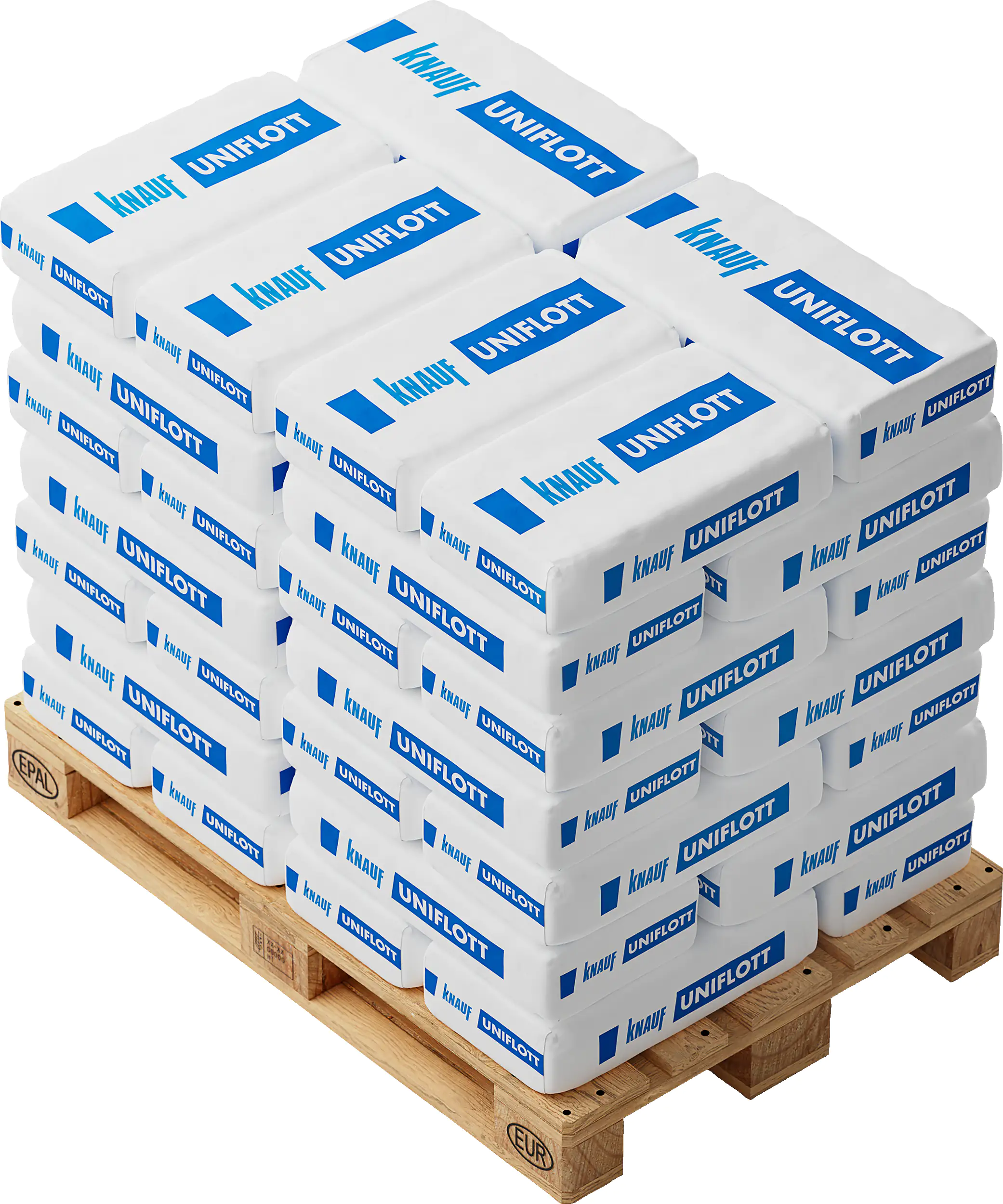 Knauf Uniflott Spachtelmasse 42 x 25 kg = 1.050 kg Palettenabnahme
