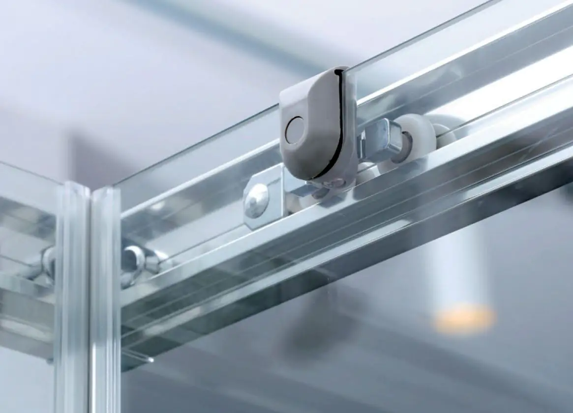 Primaster Eckdusche Easy-5 Schiebetür 90 x 90 cm Klarglas chrom