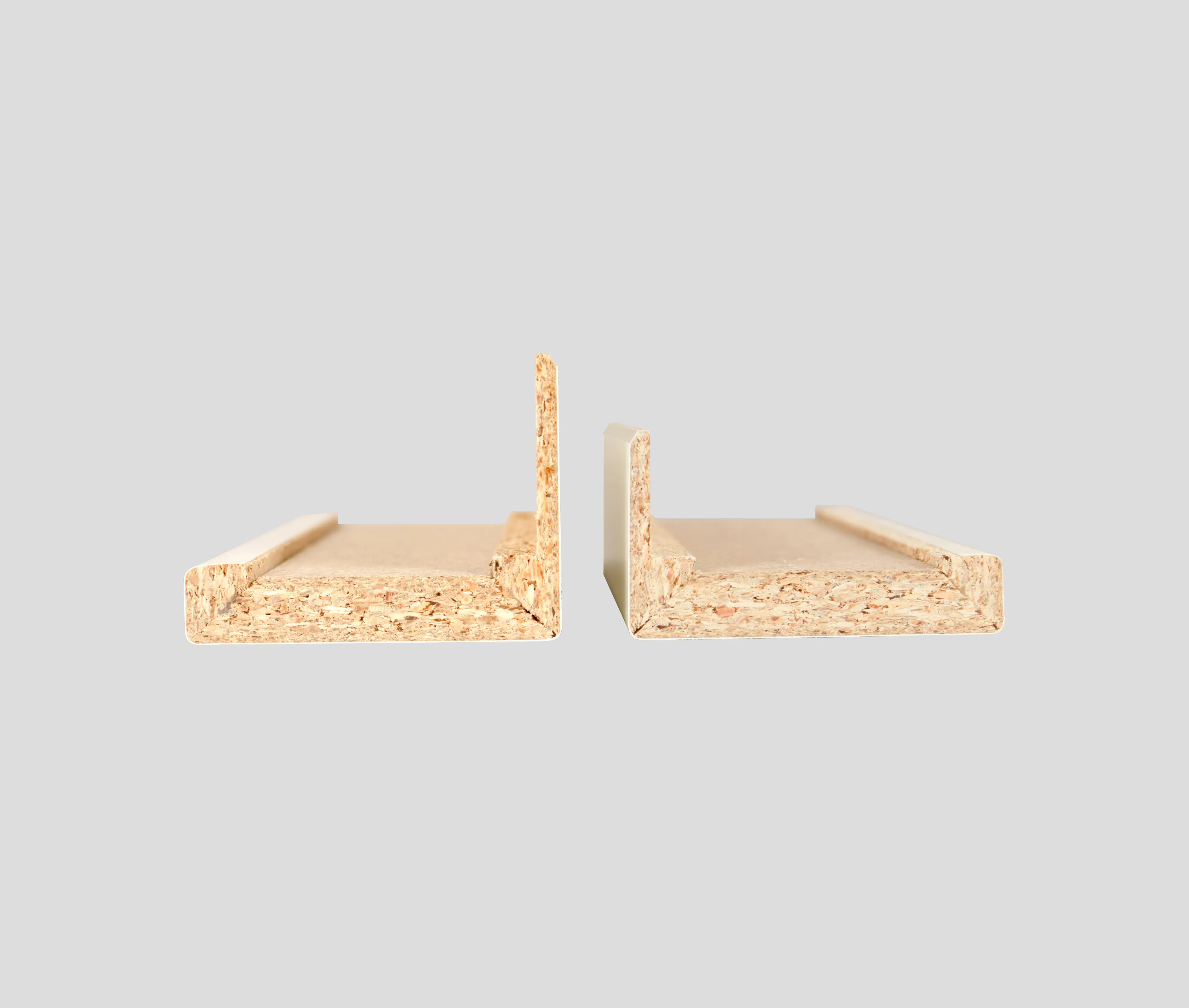 Borne Zierbekleidung mit verlängerter Feder für Zarge CPL design-weiß RK 198,5 x 73,5 cm