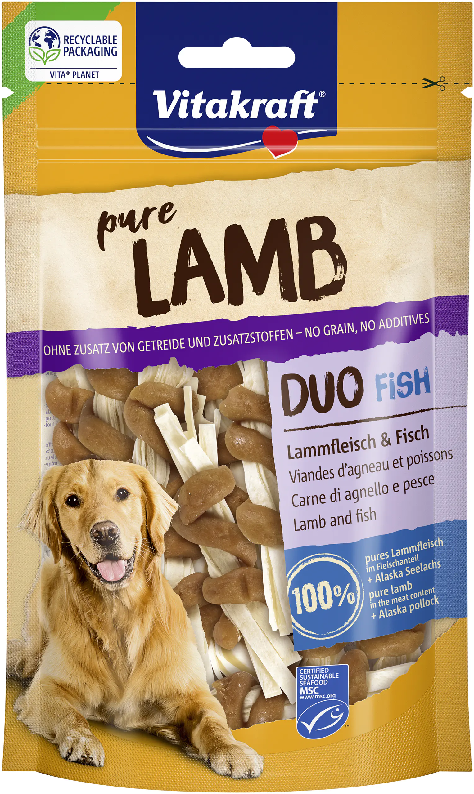 Vitakraft LAMB Duo® Lammfleisch & Fisch MSC 80 g