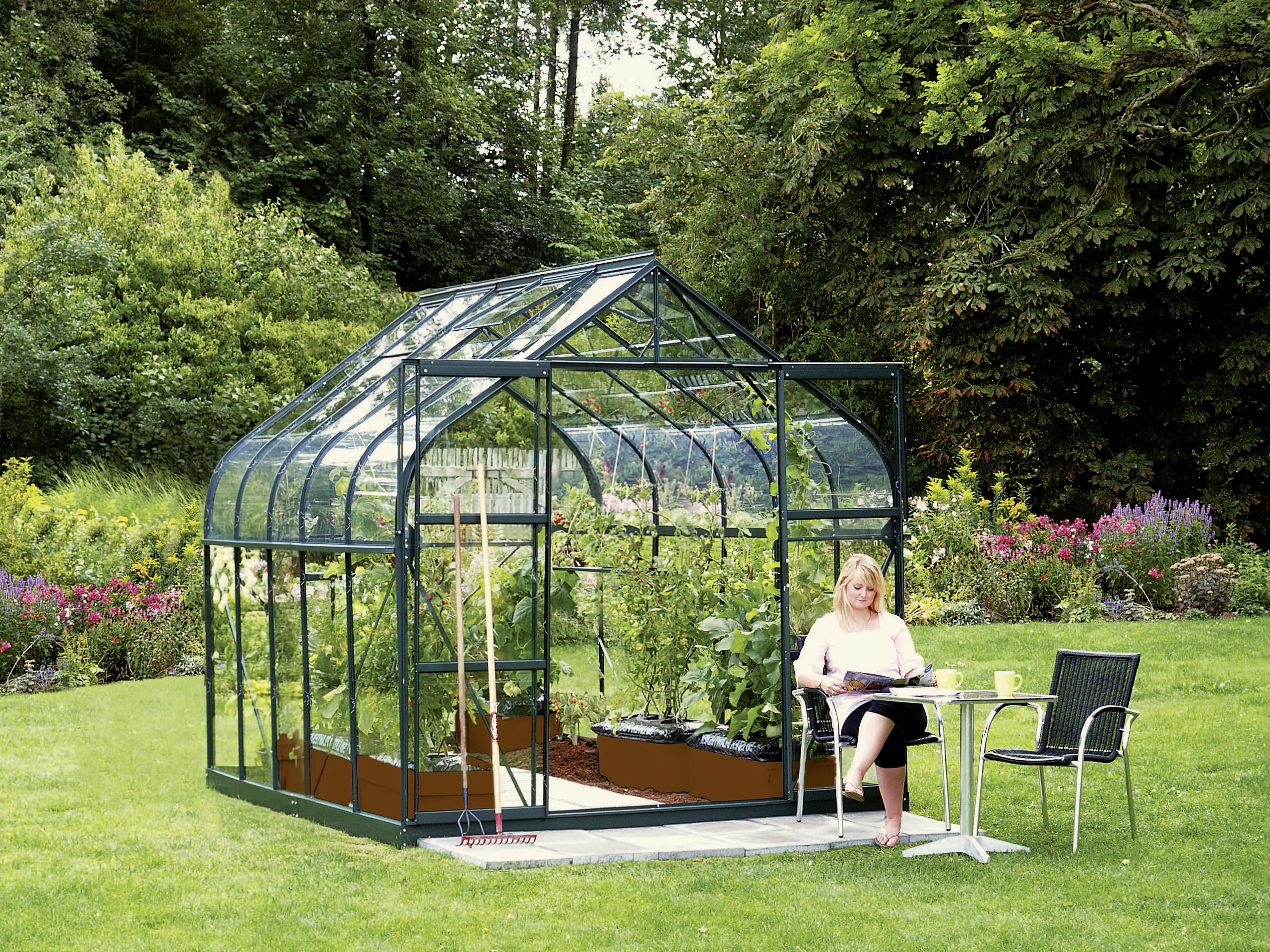 Vitavia Gewächshaus Dione 8300 264 x 321 cm 3 mm ESG