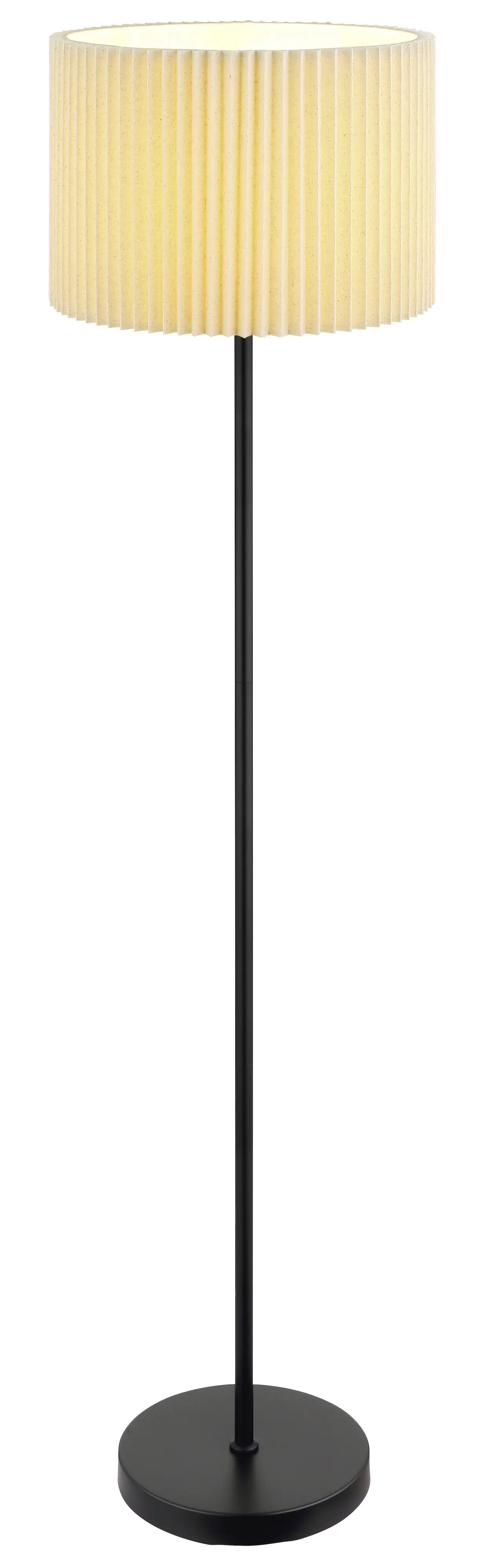 Globo Stehleuchte Page 152 cm schwarz matt